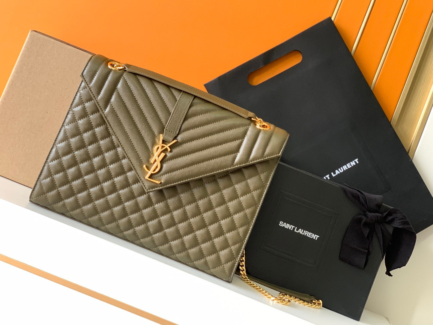 【Original Leather】🌈ENVELOPE Large Envelope Model: 487198/392740
