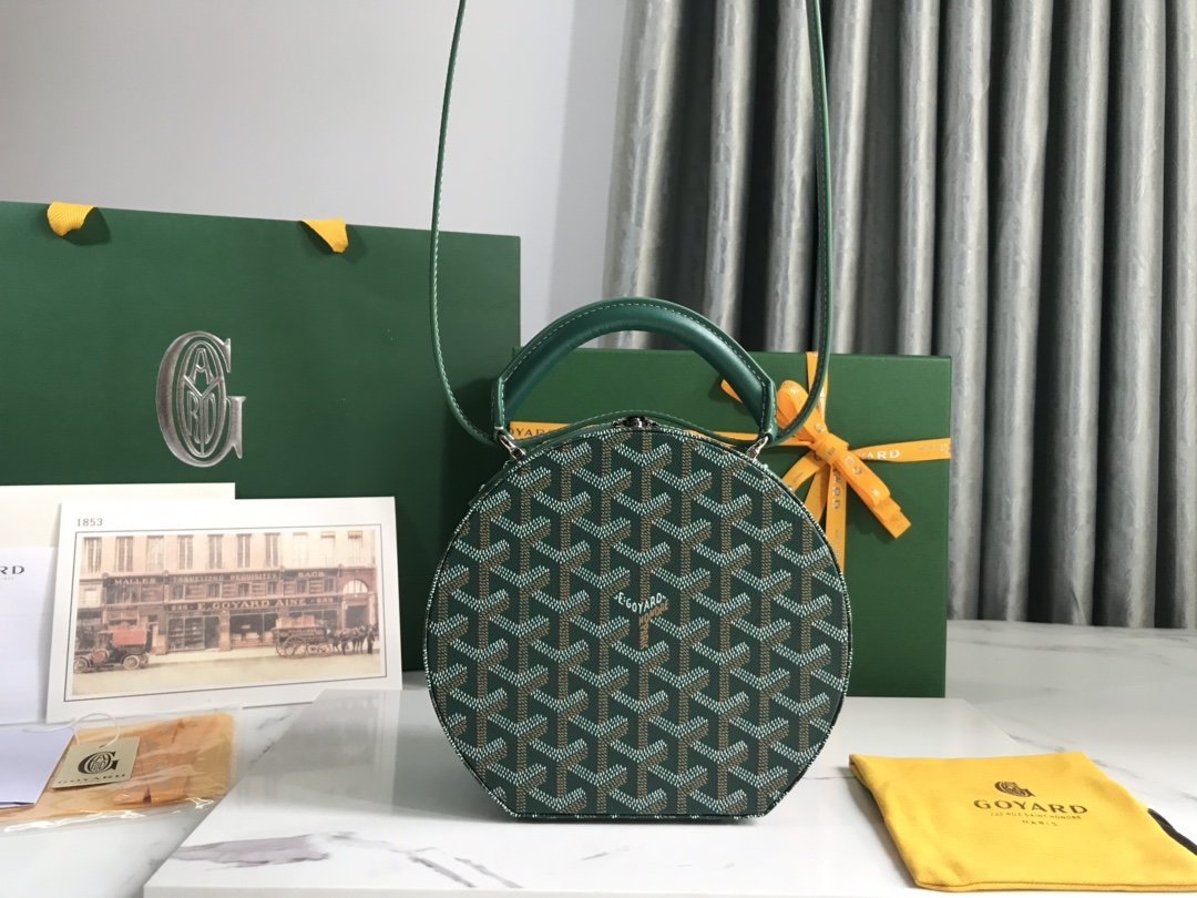 118085🆕Goyard Alto round box bag is also a hat box bag🎩