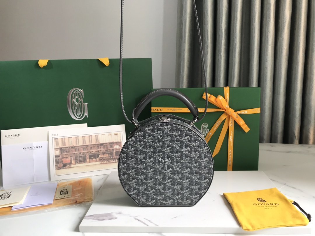 118085🆕Goyard Alto round box bag is also a hat box bag🎩