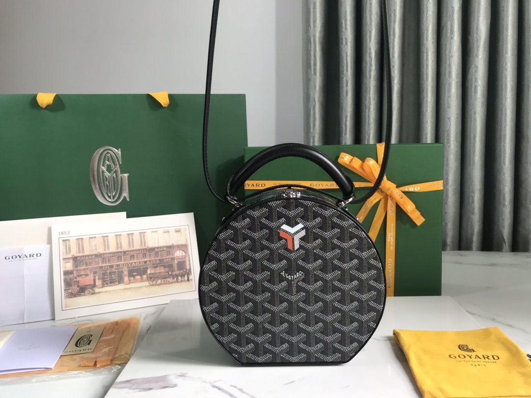 118085🆕Goyard Alto round box bag is also a hat box bag🎩