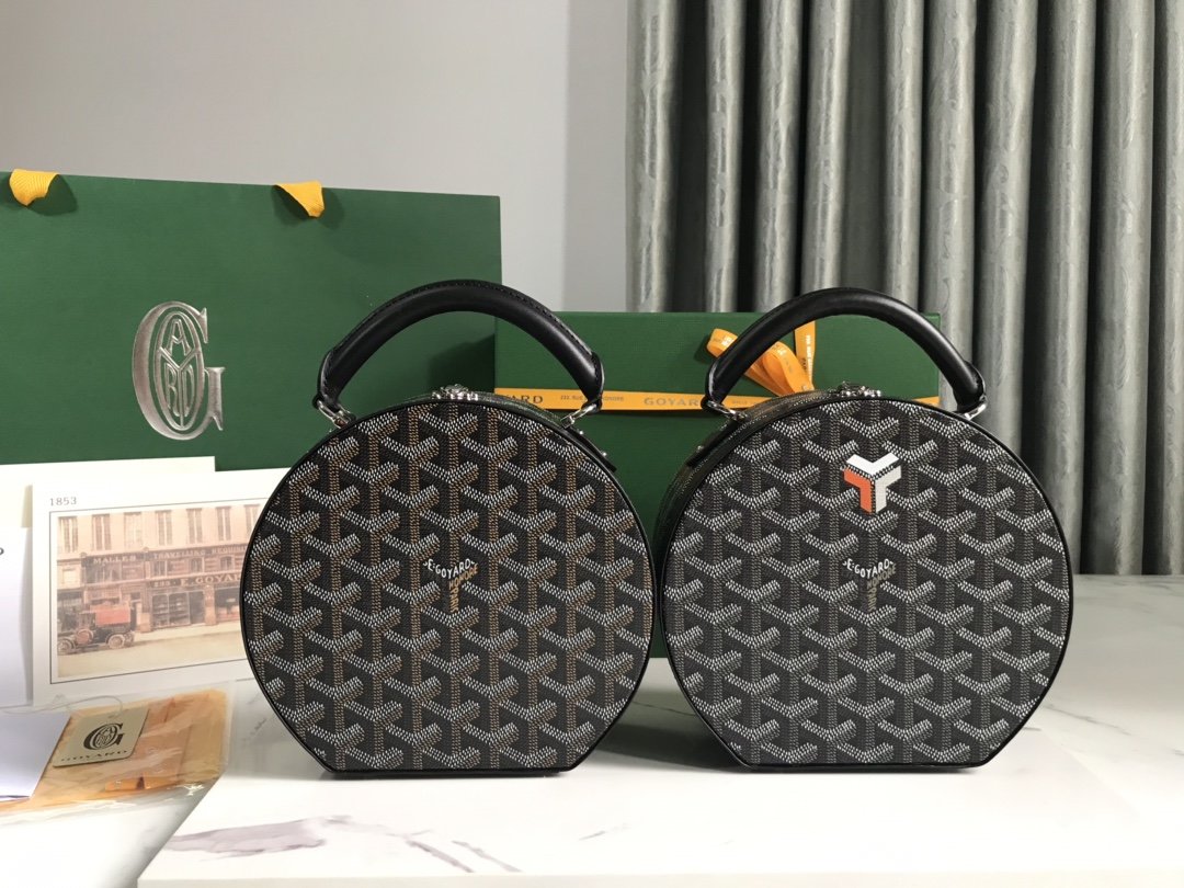 118085🆕Goyard Alto round box bag is also a hat box bag🎩
