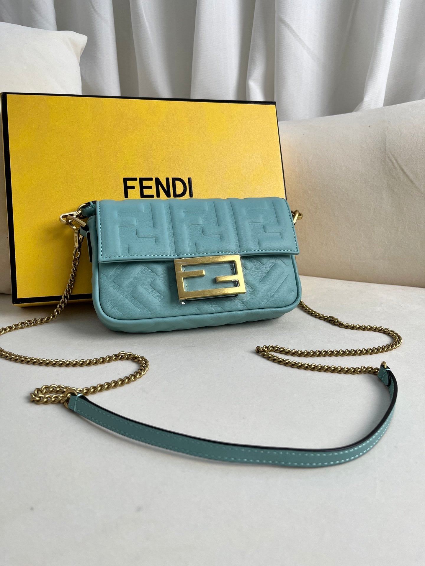 Baguette handbag black leather bag