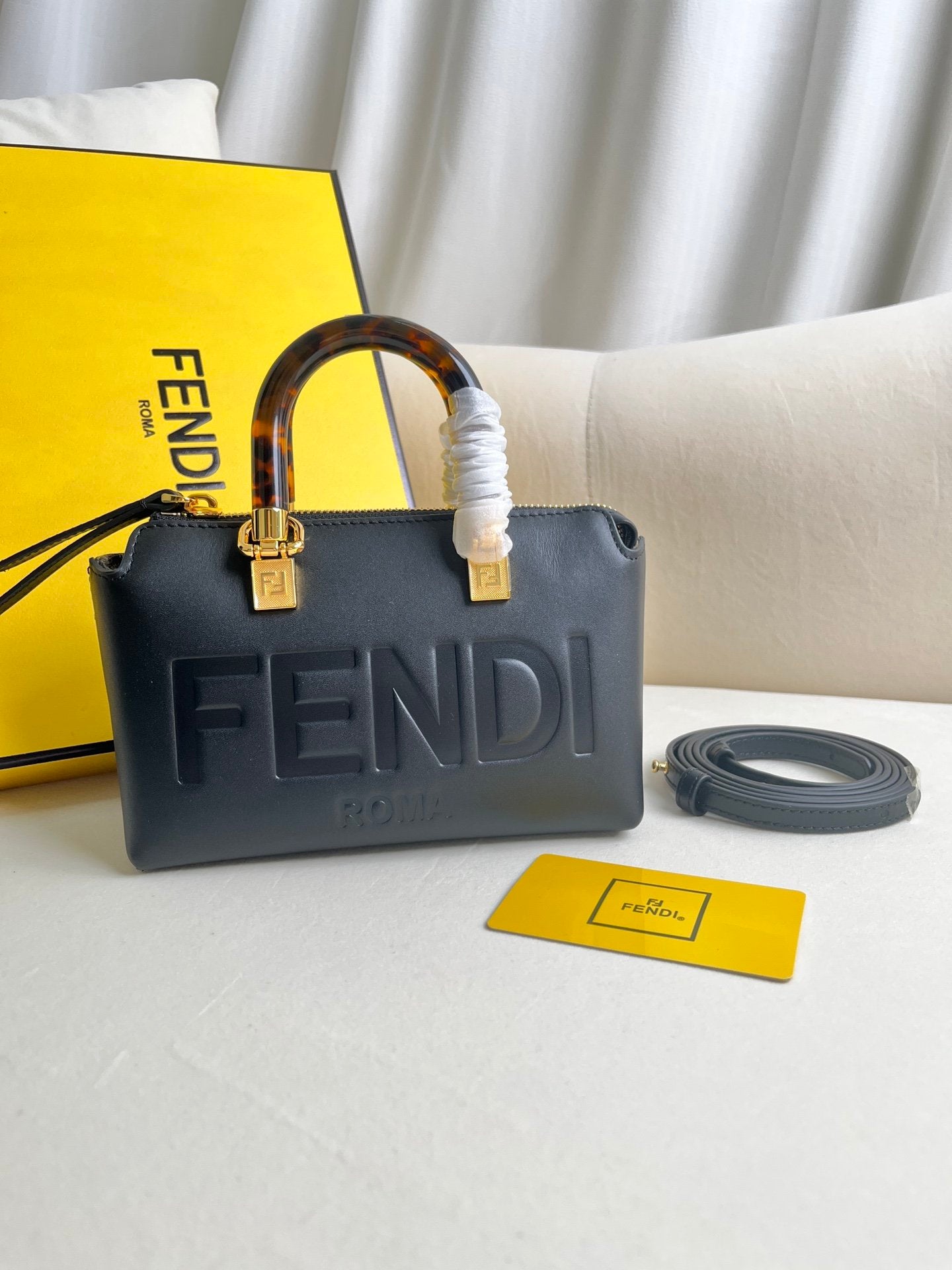 By The Way Mini Bag Small Boston Bag in Black Leather