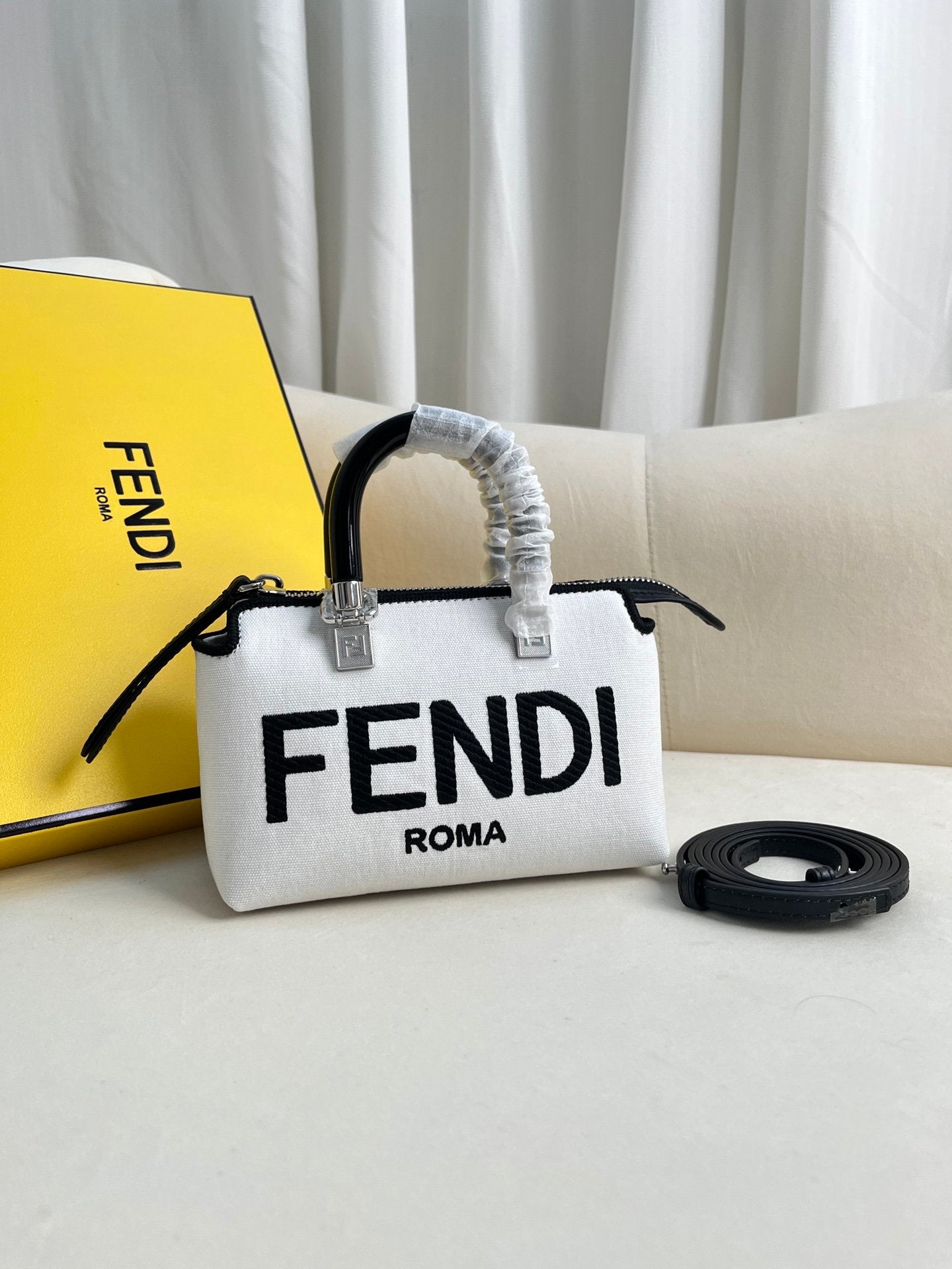 By The Way Mini Bag Small Boston Bag in Black Leather