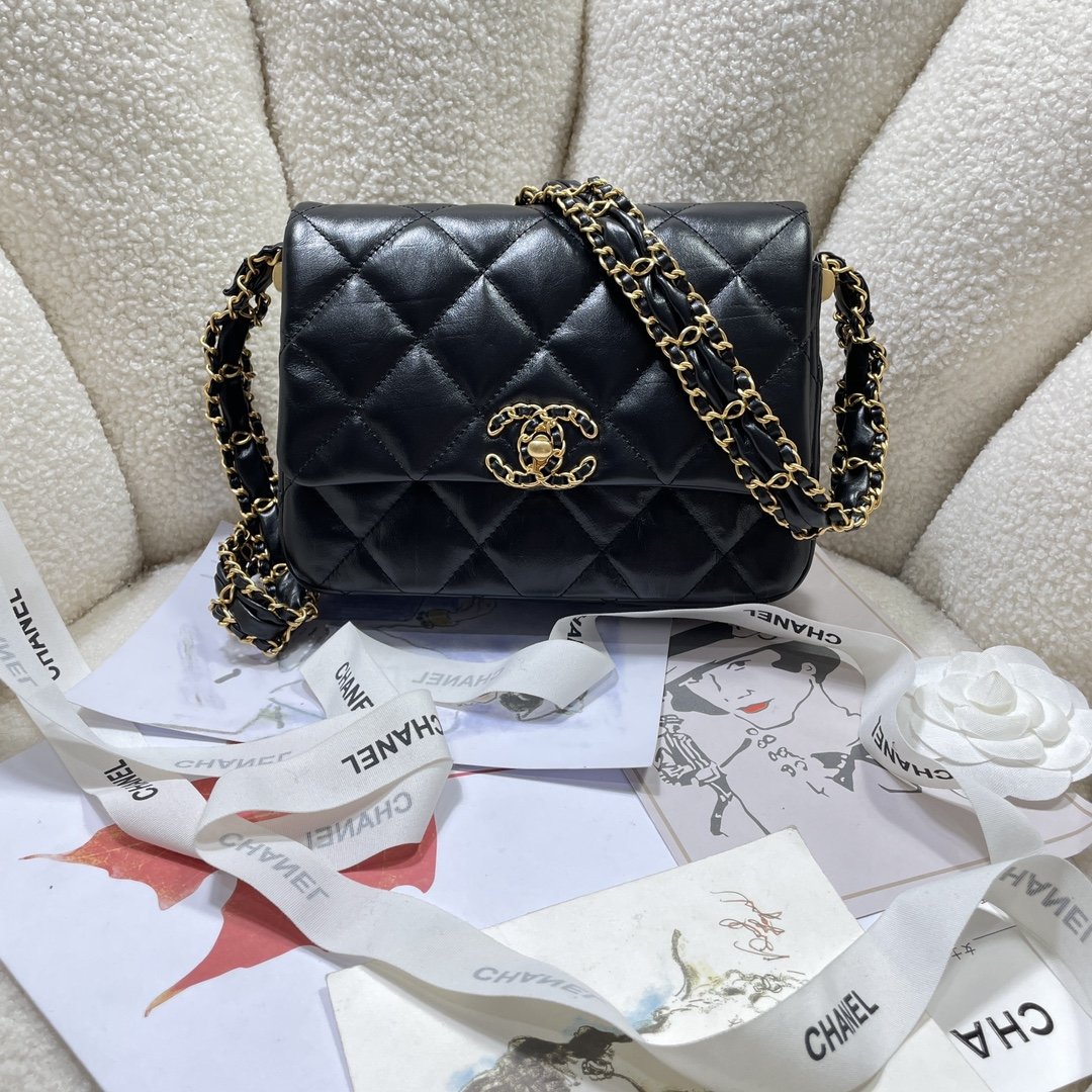 New models in stock! ! 23K cowhide wide shoulder strap shoulder bag 4423