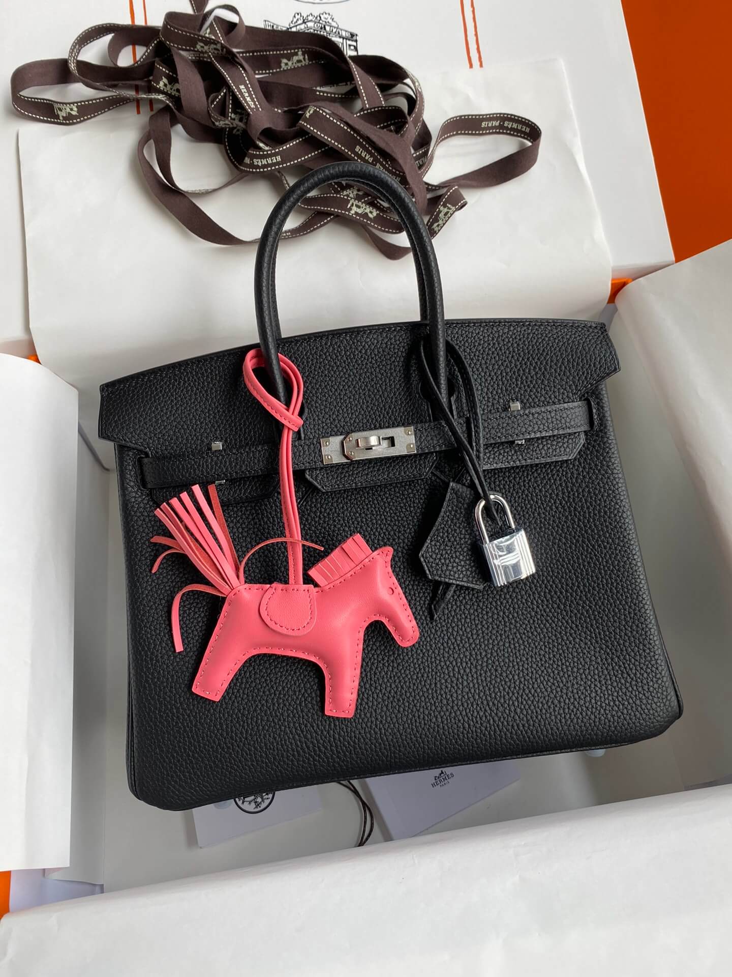 BK25cmblacksilver buckle