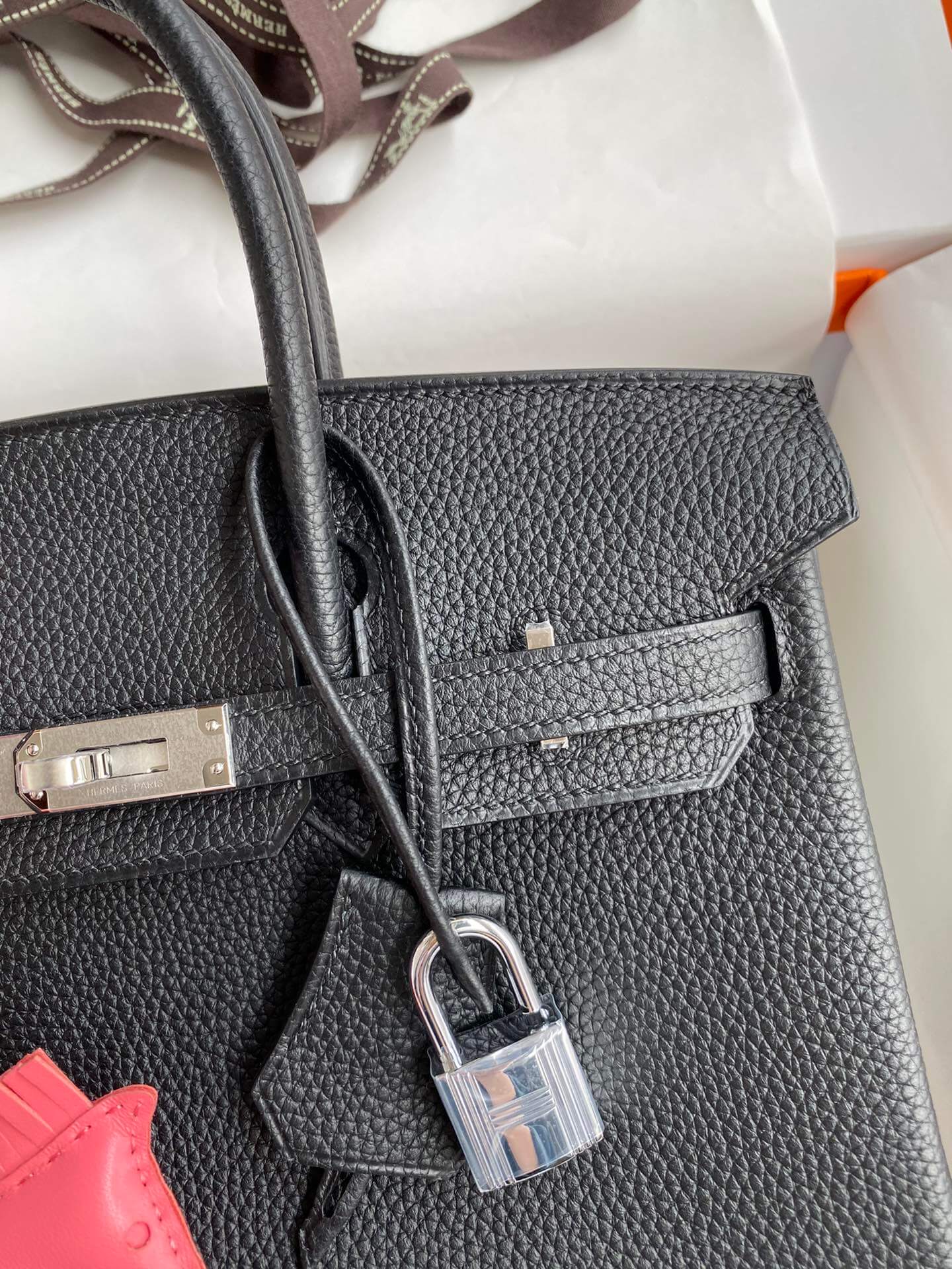 BK25cmblacksilver buckle
