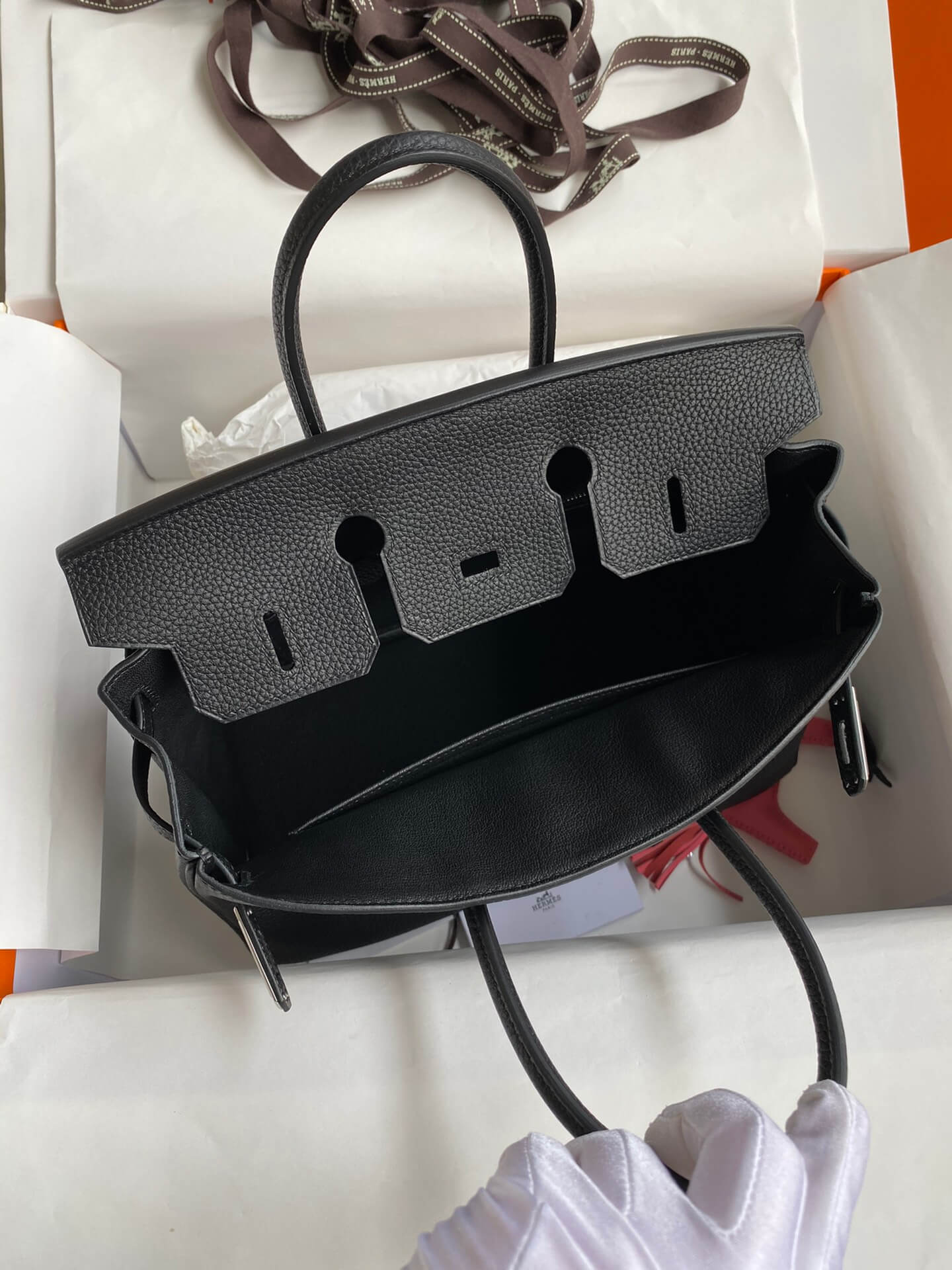 BK25cmblacksilver buckle