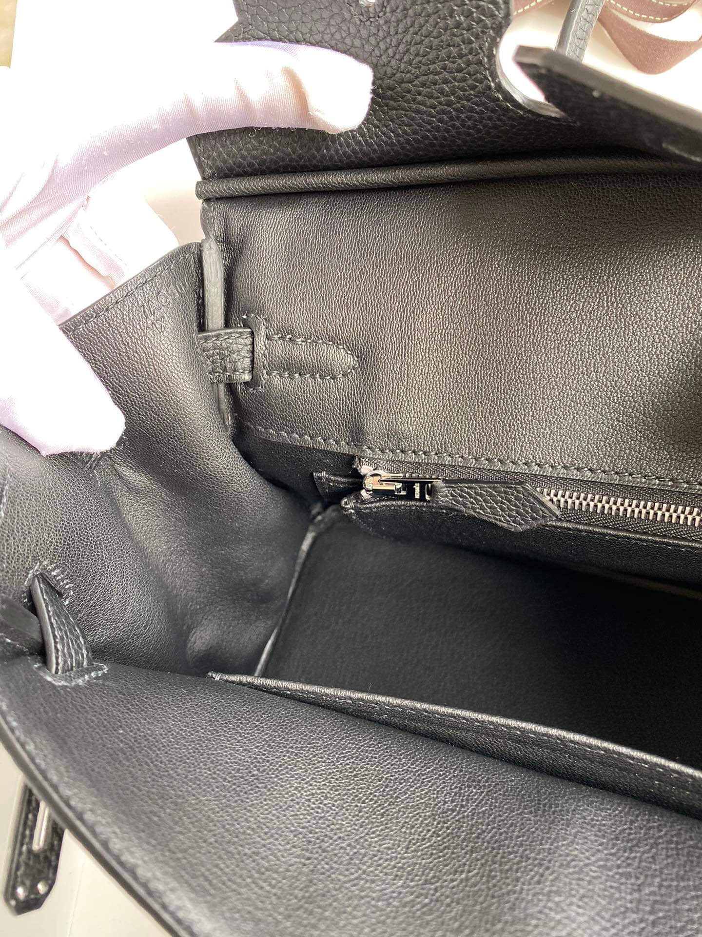 BK25cmblacksilver buckle