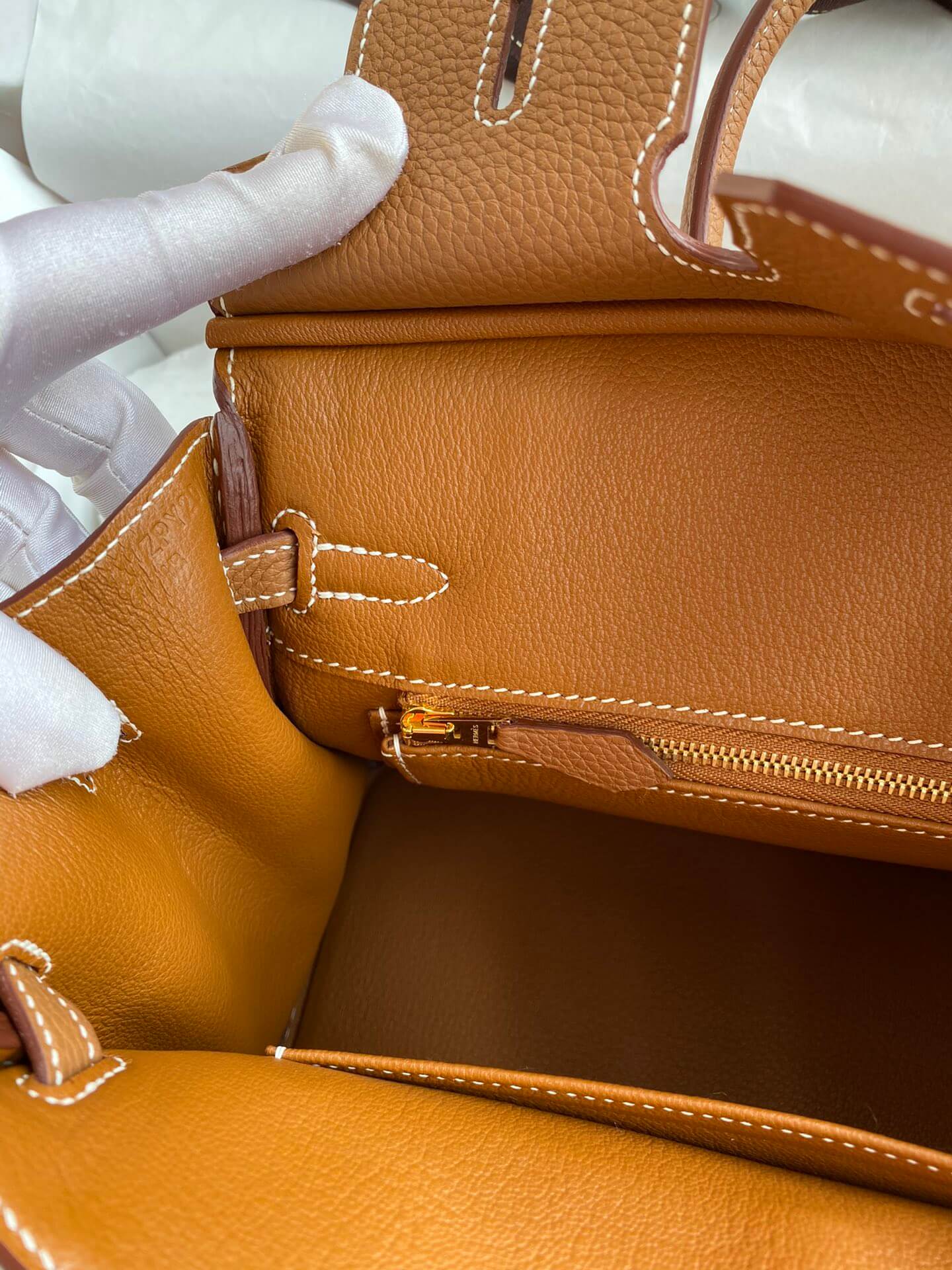 BK25cm,golden brown gold buckle