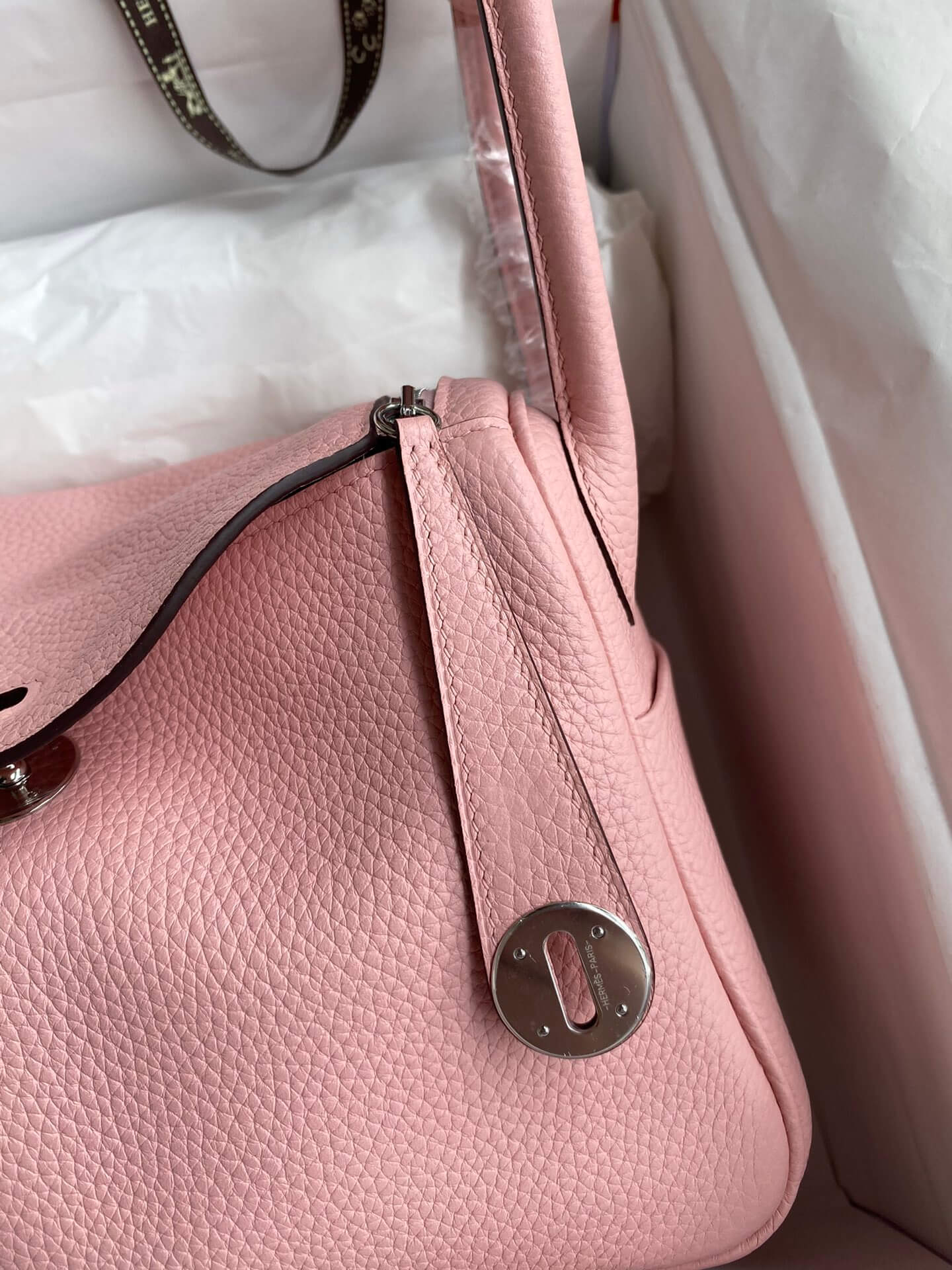 LD26cm, 3q Cherry Blossom Pink Silver Buckle