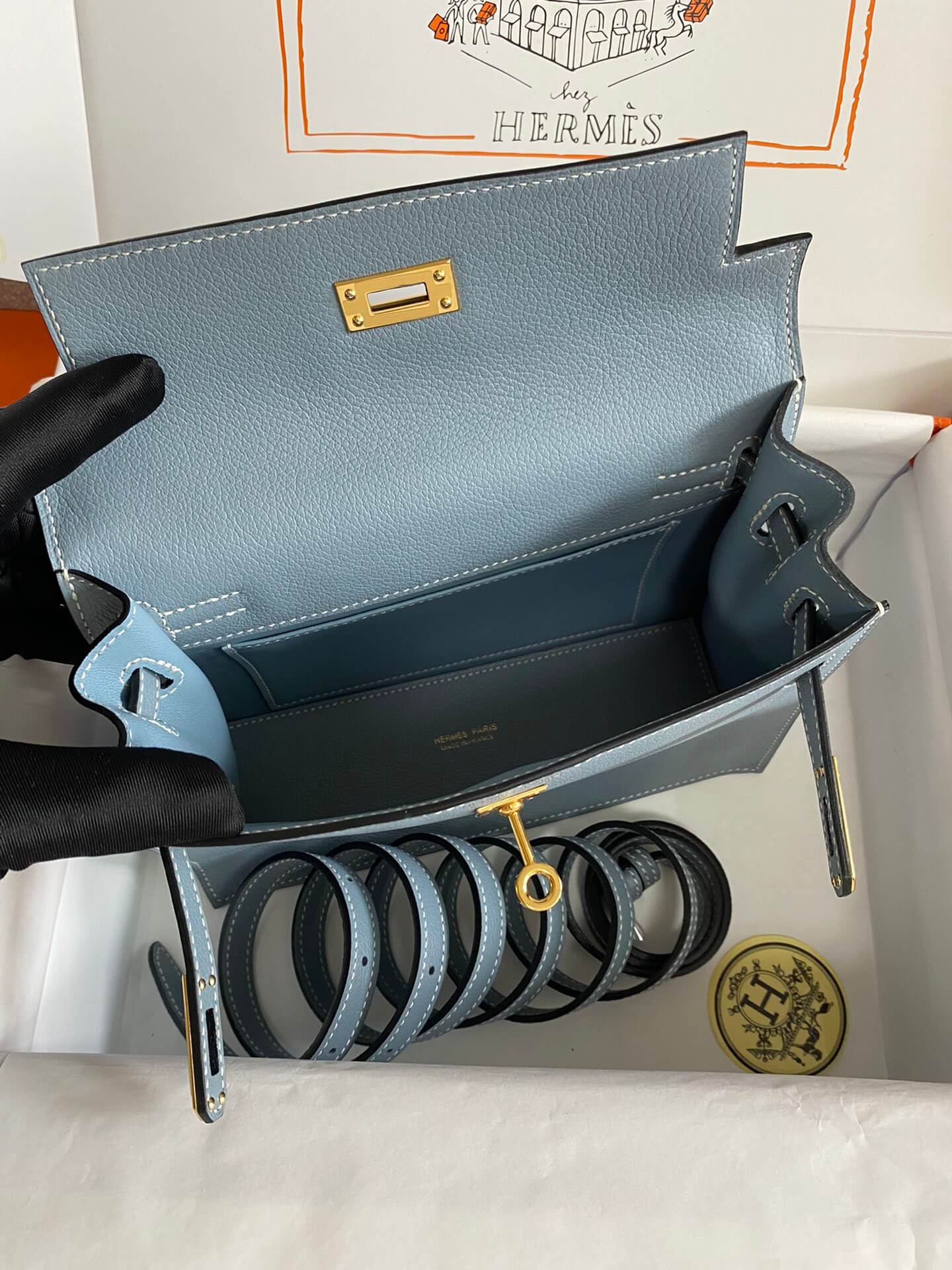 Ky danse 22cm , linen blue