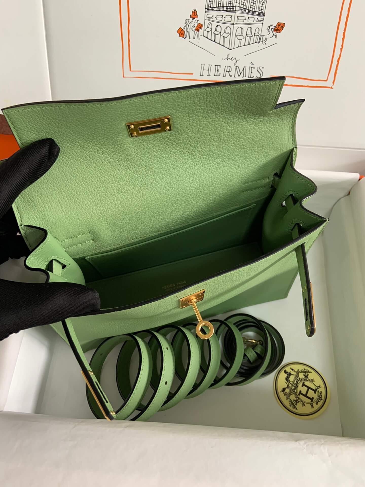 Ky danse 22cm , avocado green