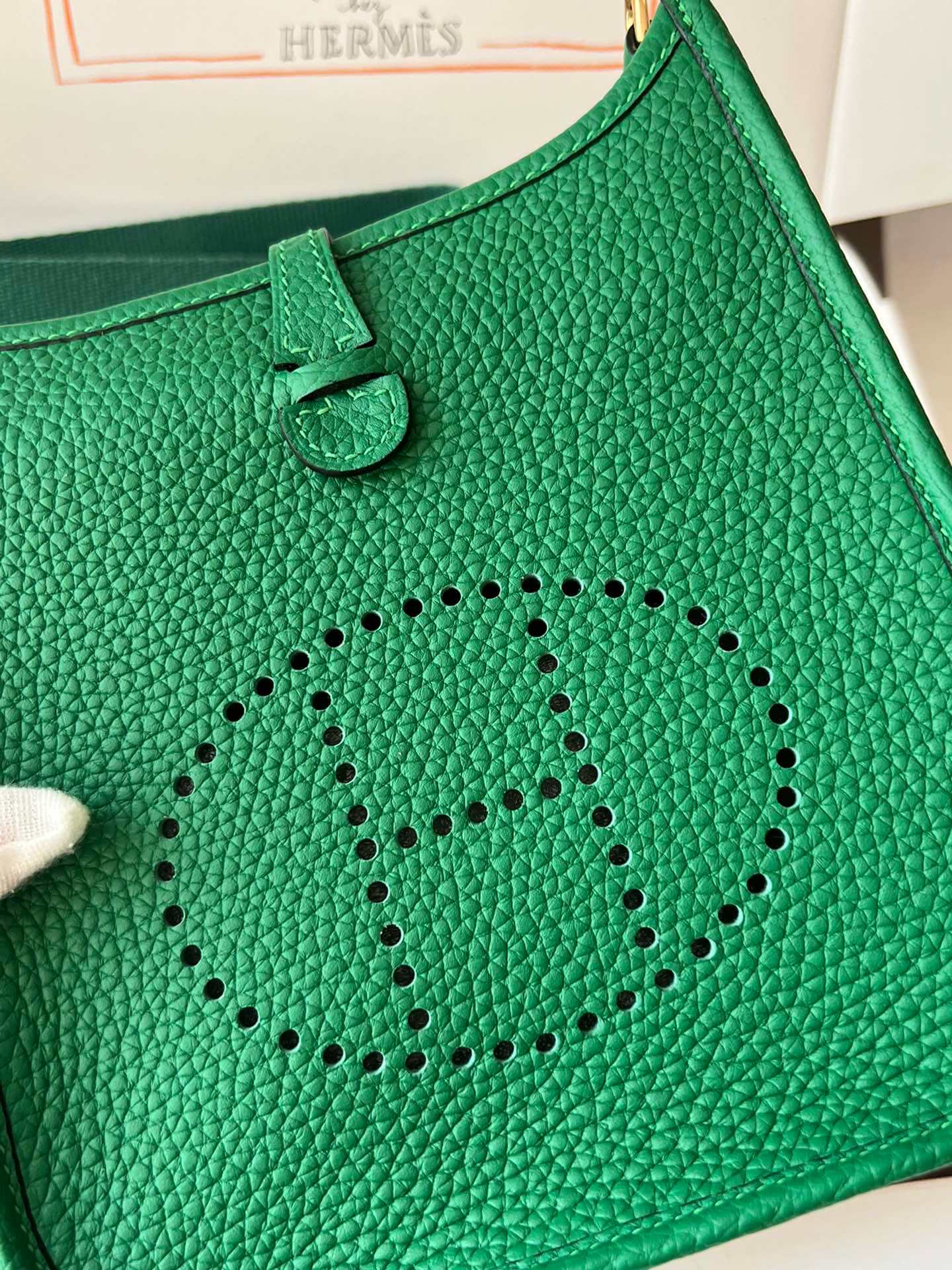 Evelyne17cm, bamboo green