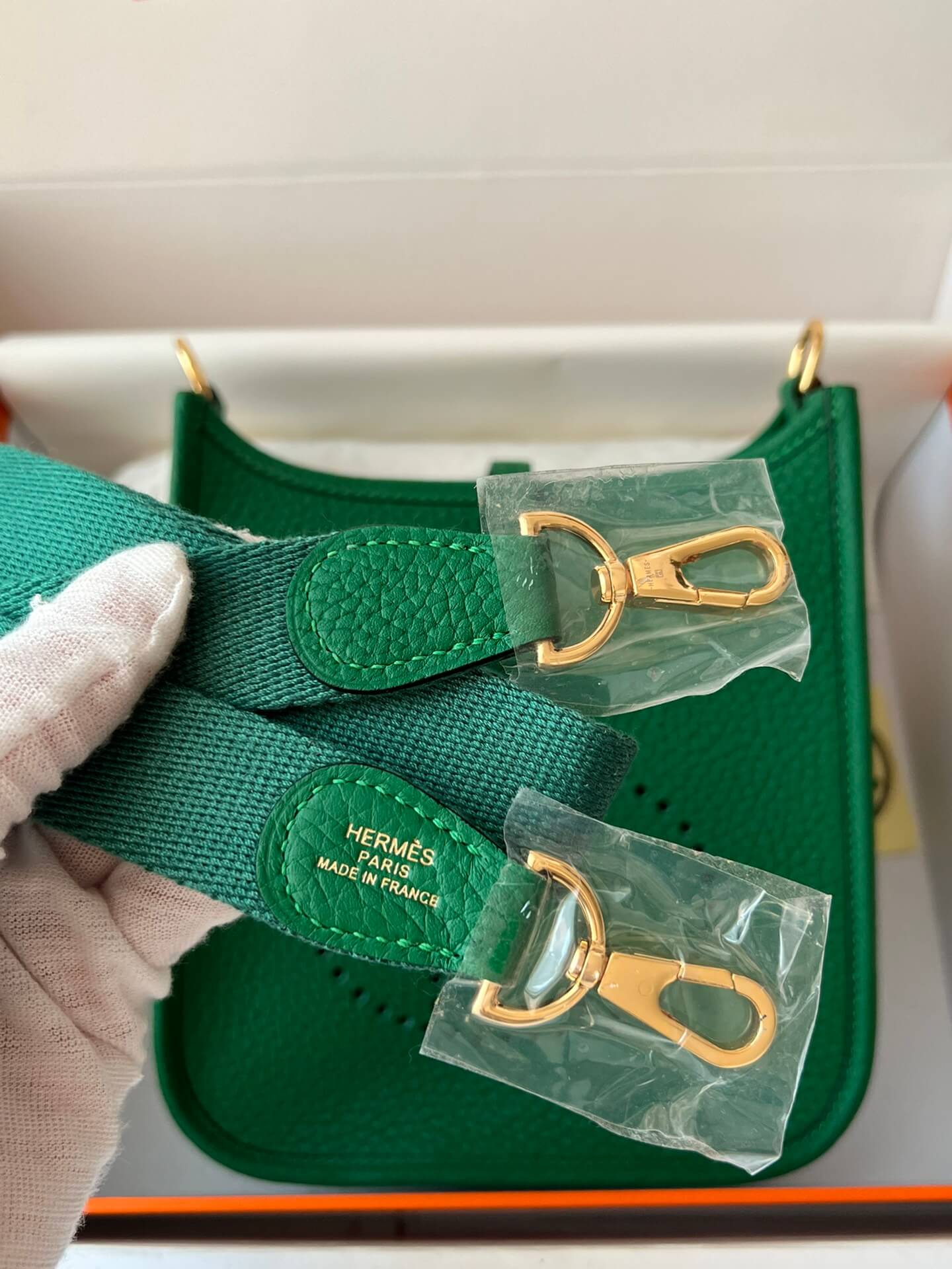 Evelyne17cm, bamboo green