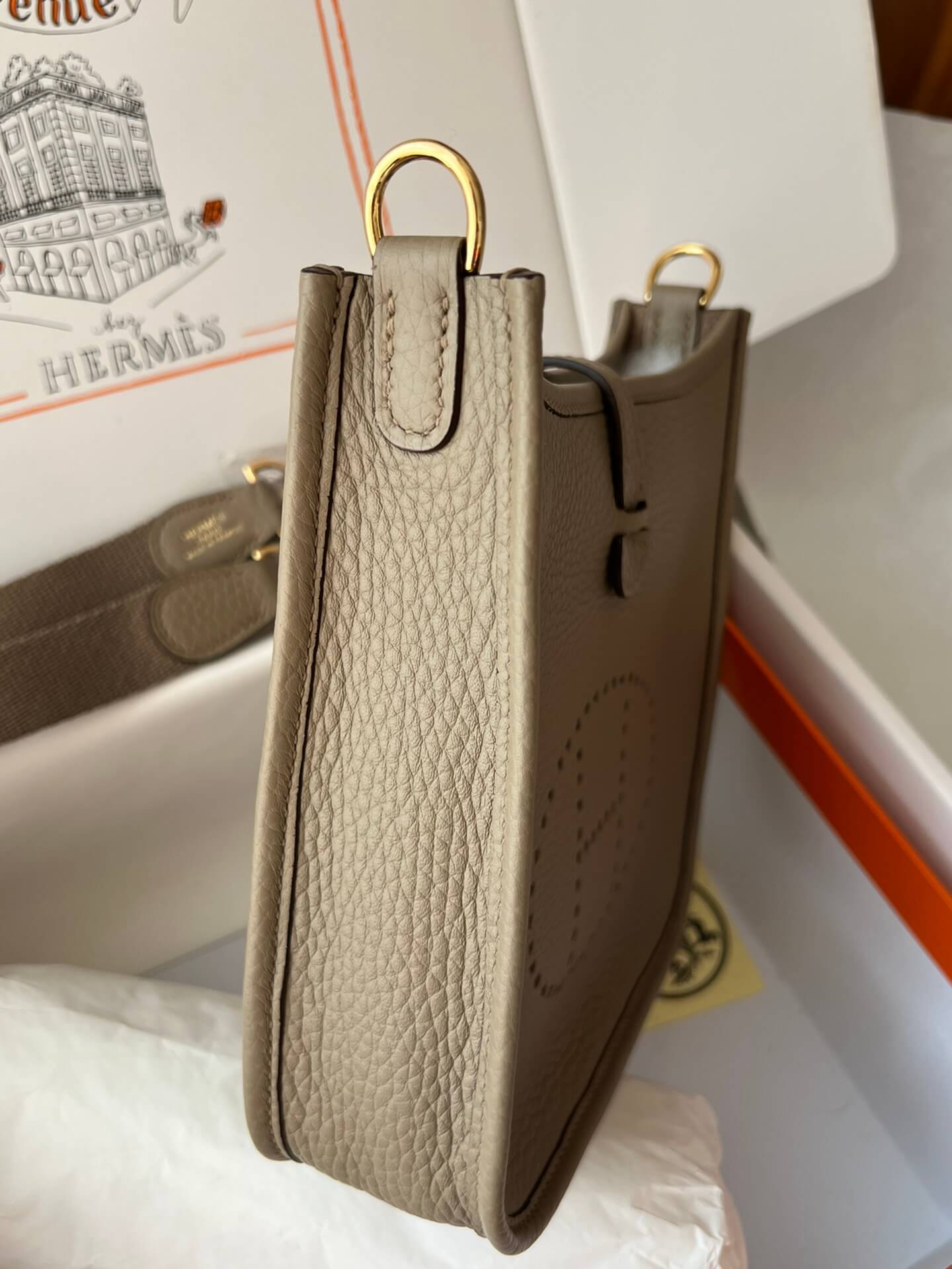 Evelyne17cm, trench coat gray