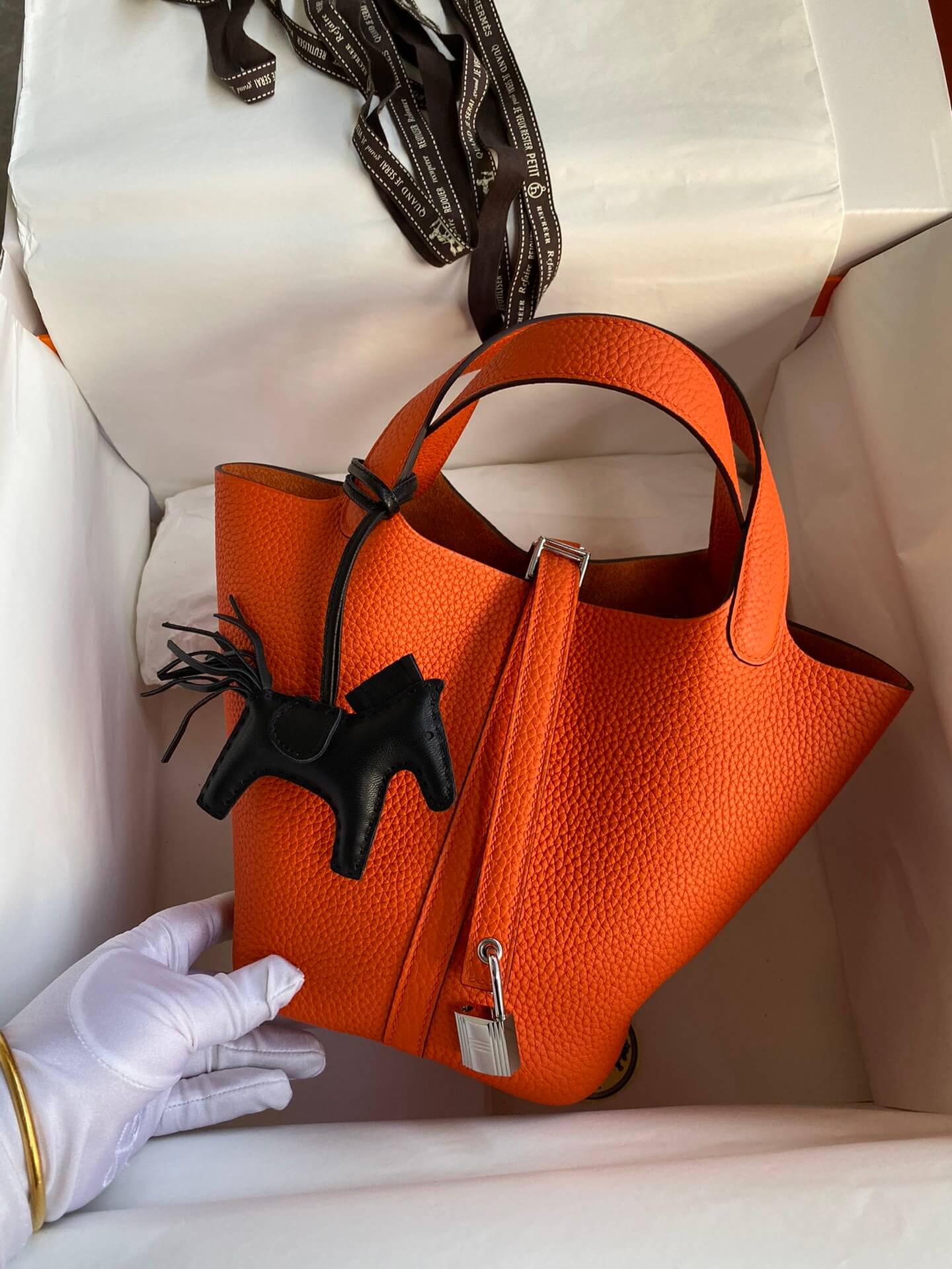 Picotin...18cm, orange
