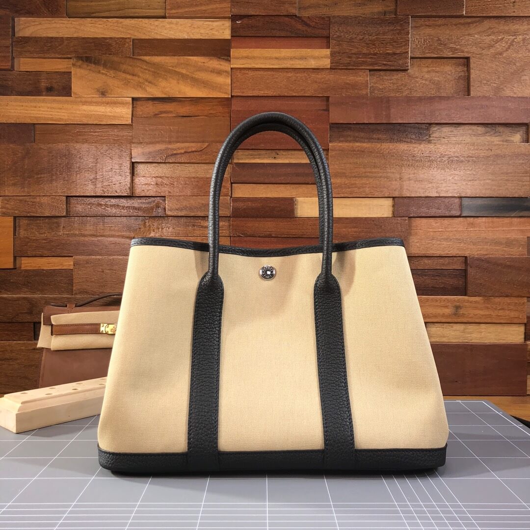 garden: Canvas 30cm CC89 noir black / S2 Trench gray