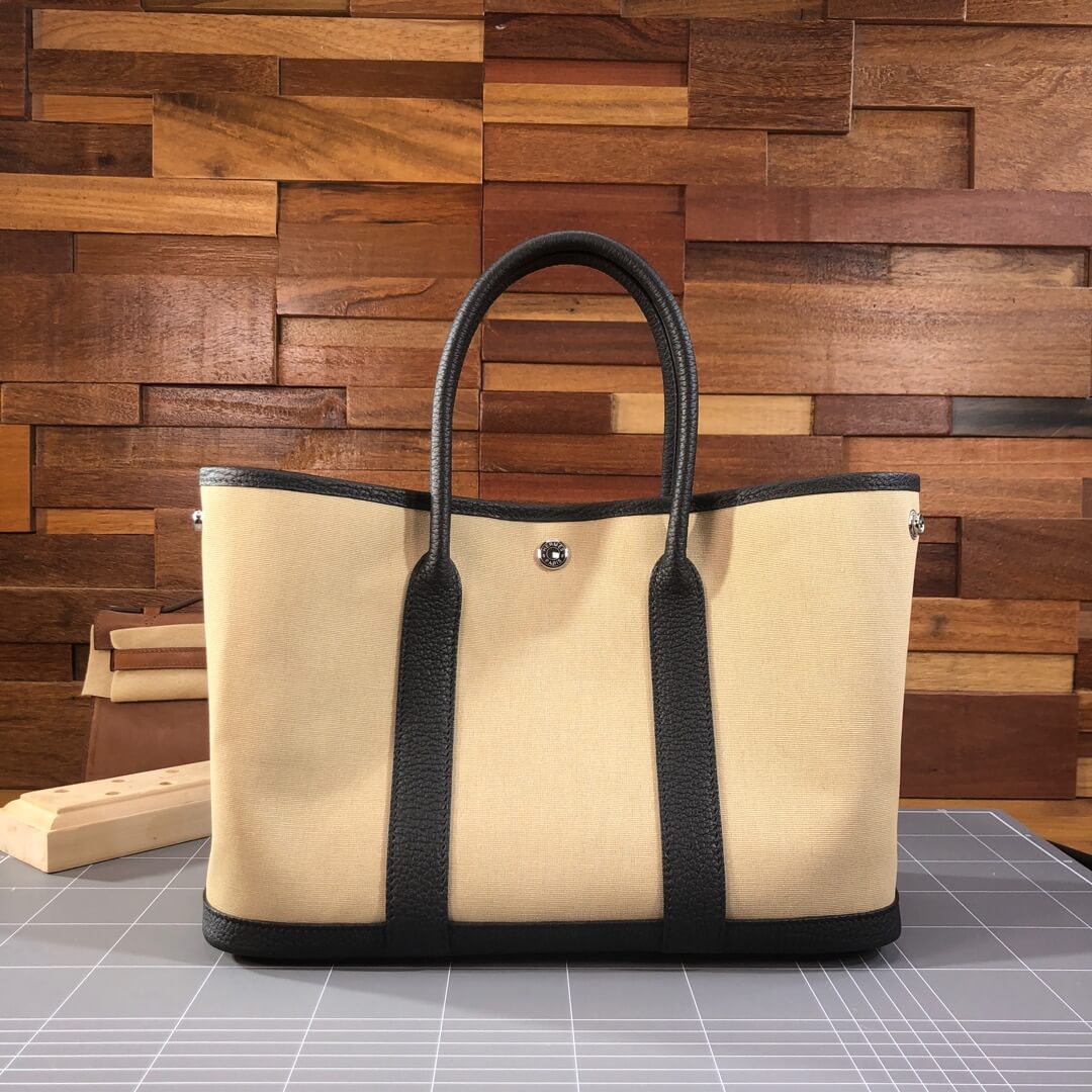 garden: Canvas 30cm CC89 noir black / S2 Trench gray