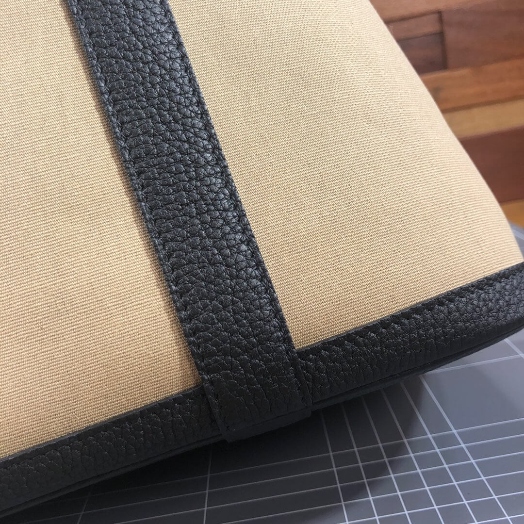 garden: Canvas 30cm CC89 noir black / S2 Trench gray