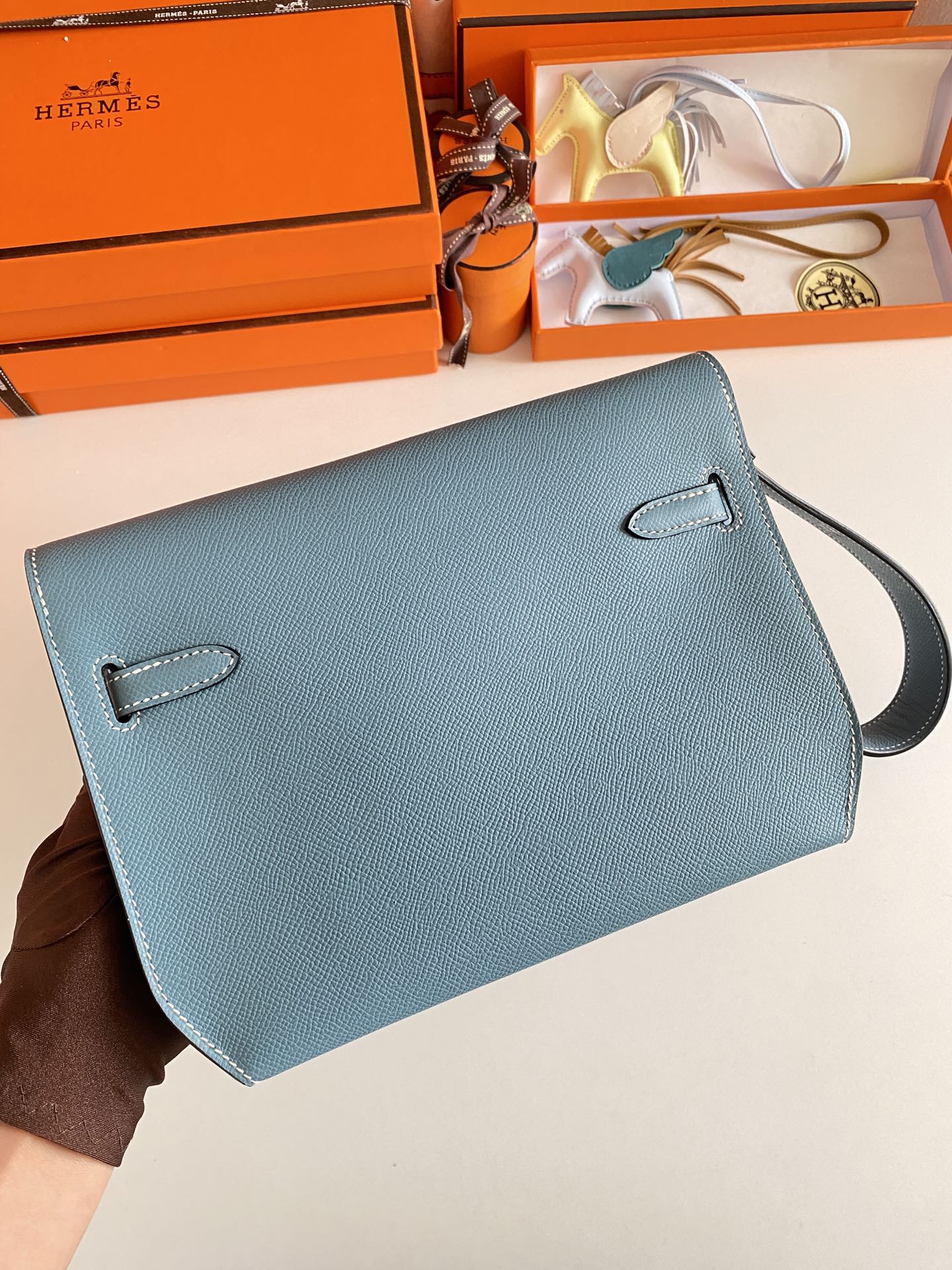 Kelly Depeches 25cm: denim blue