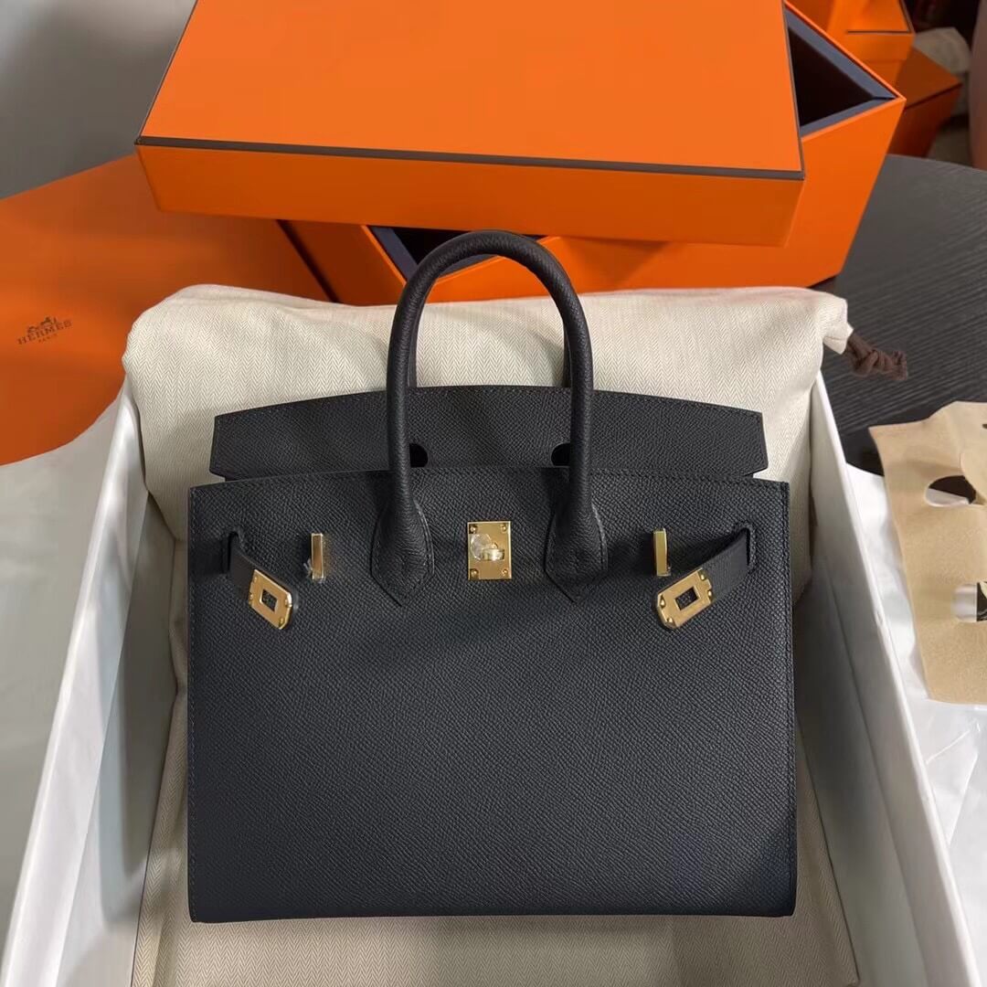 Birkin Sellier outseam epsom: black
