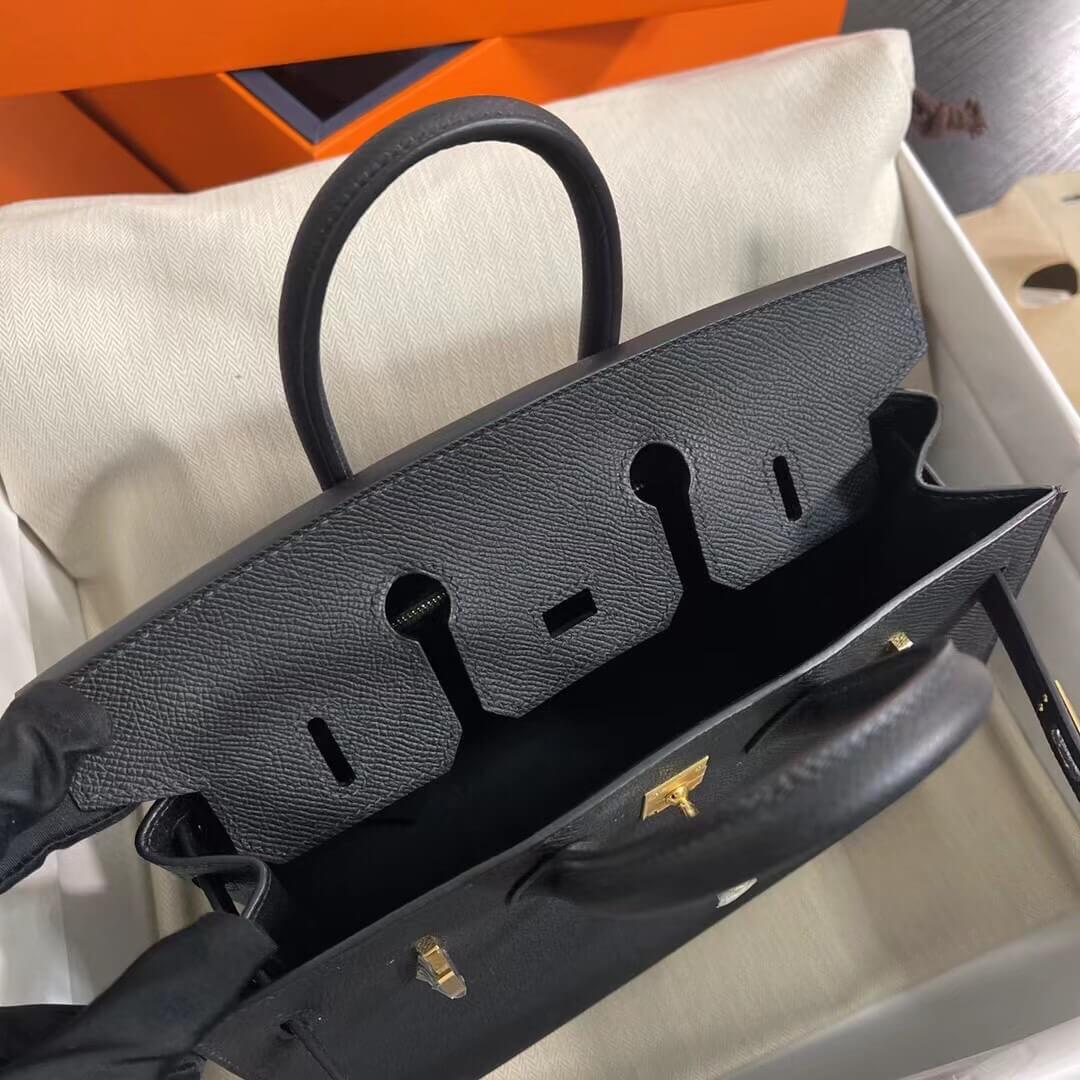 Birkin Sellier outseam epsom: black