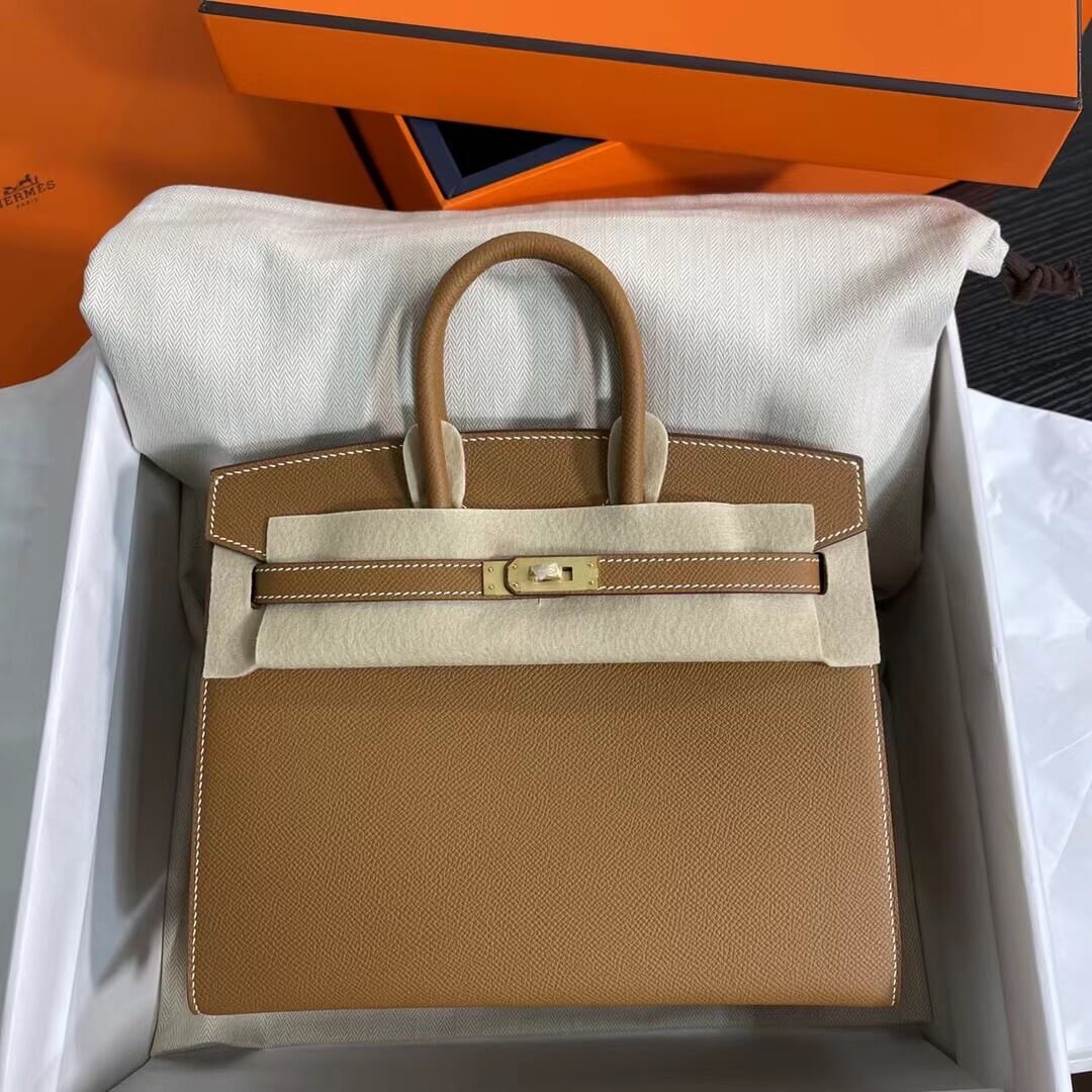 Birkin Sellier outseam epsom: golden brown