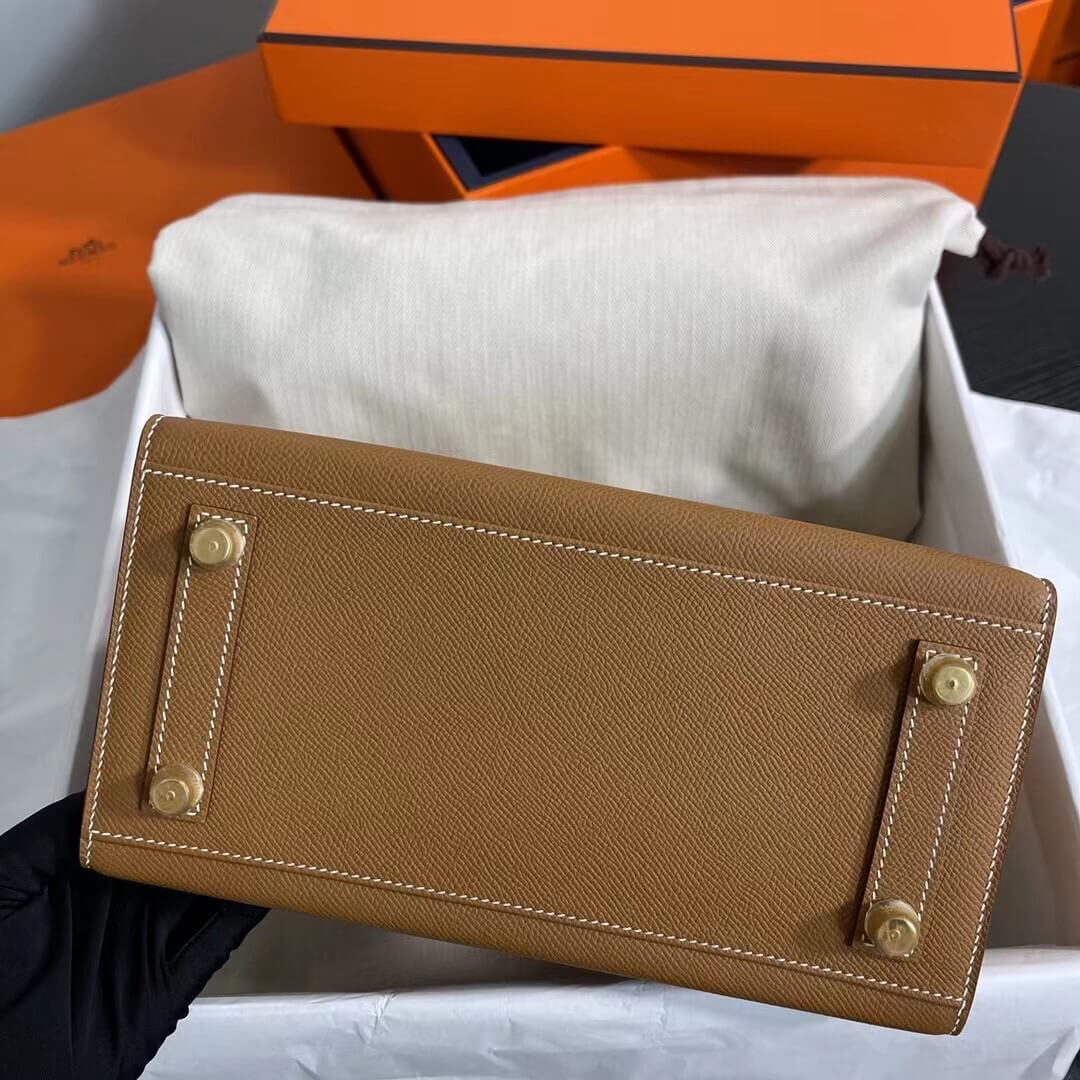 Birkin Sellier outseam epsom: golden brown
