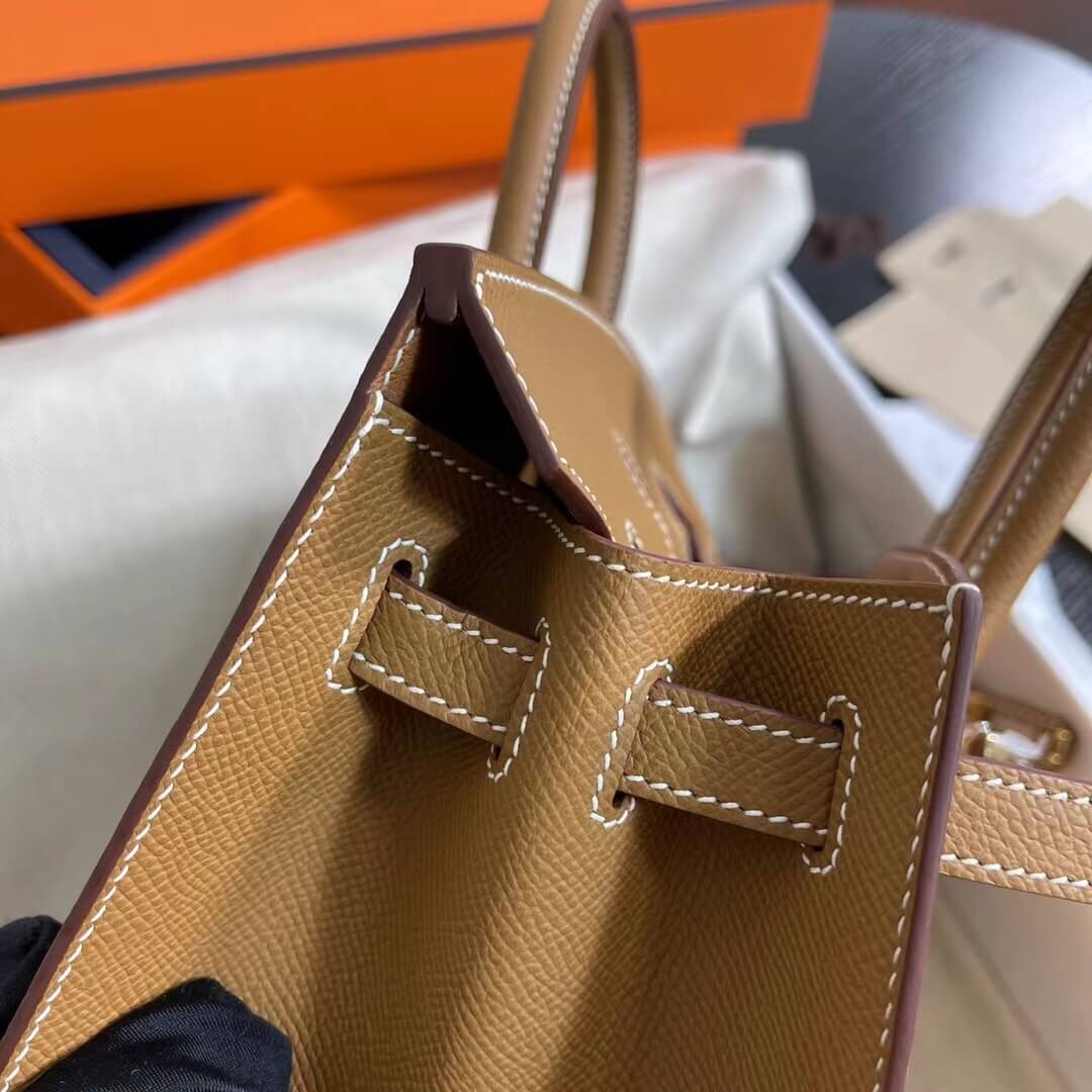 Birkin Sellier outseam epsom: golden brown
