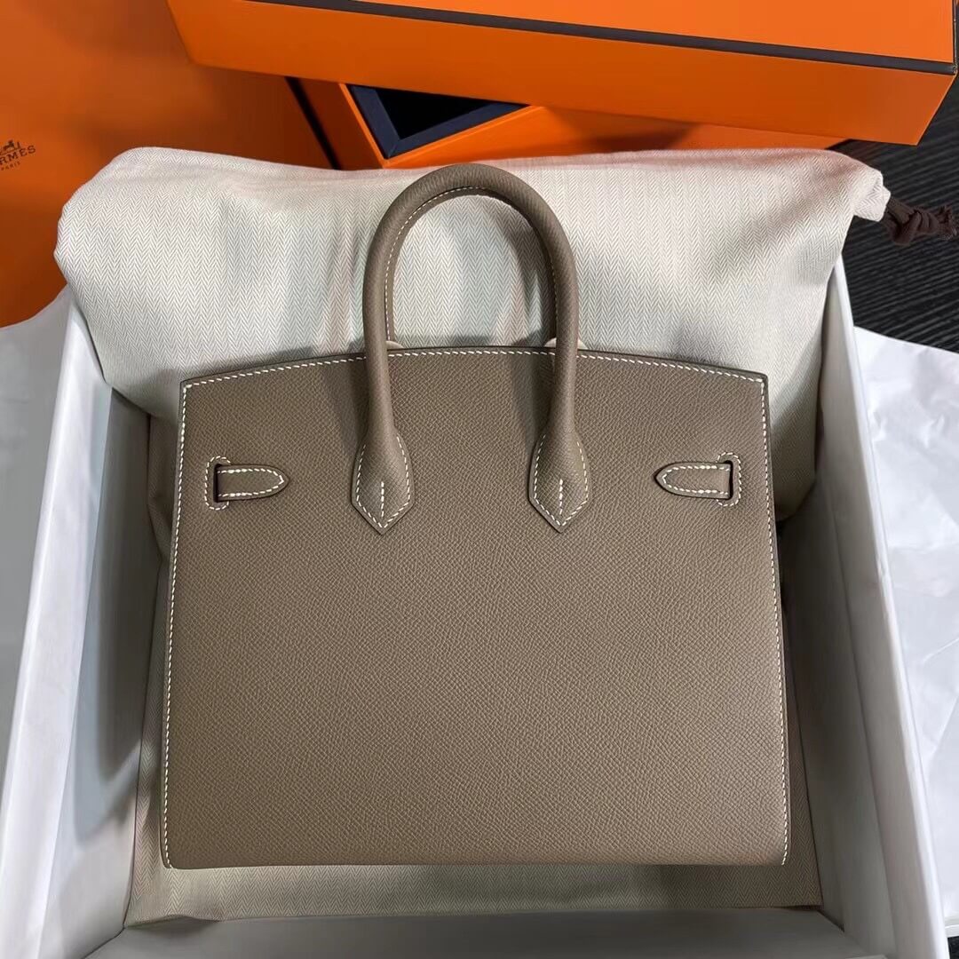 Birkin Sellier outseam epsom: elephant gray