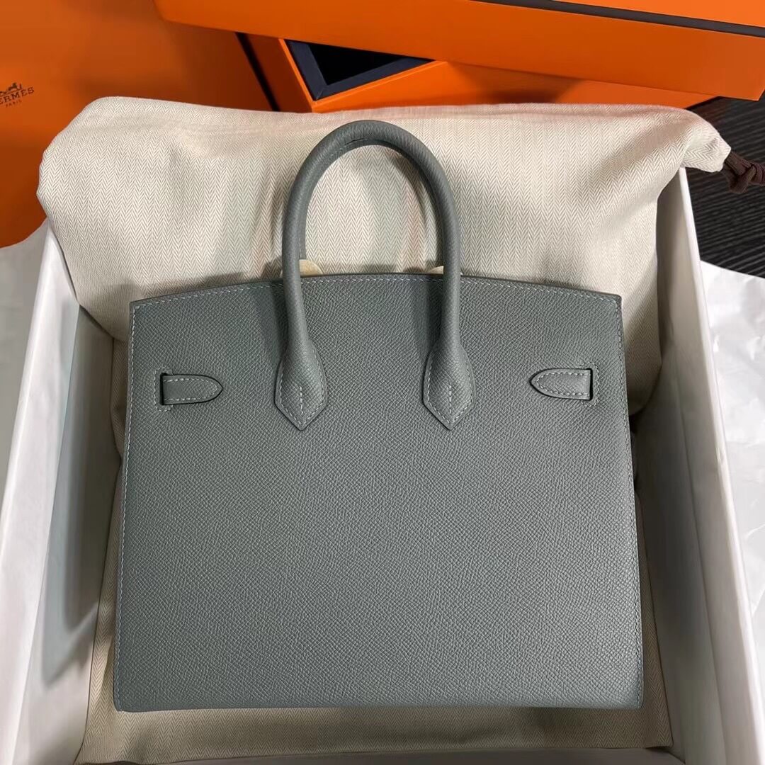 Birkin Sellier outseam epsom: almond green