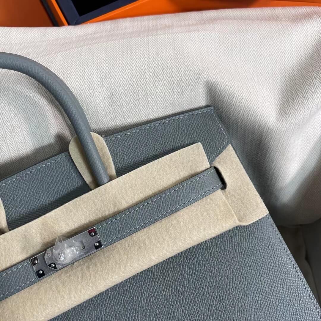 Birkin Sellier outseam epsom: almond green