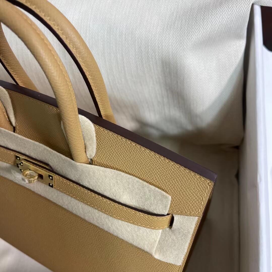 Birkin Sellier outseam epsom: biscuit color
