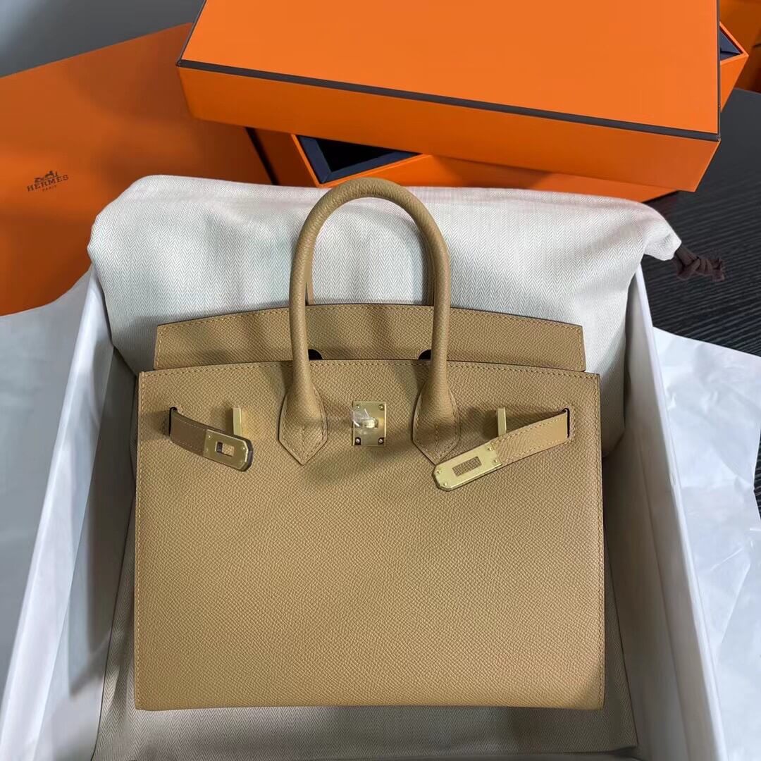 Birkin Sellier outseam epsom: biscuit color