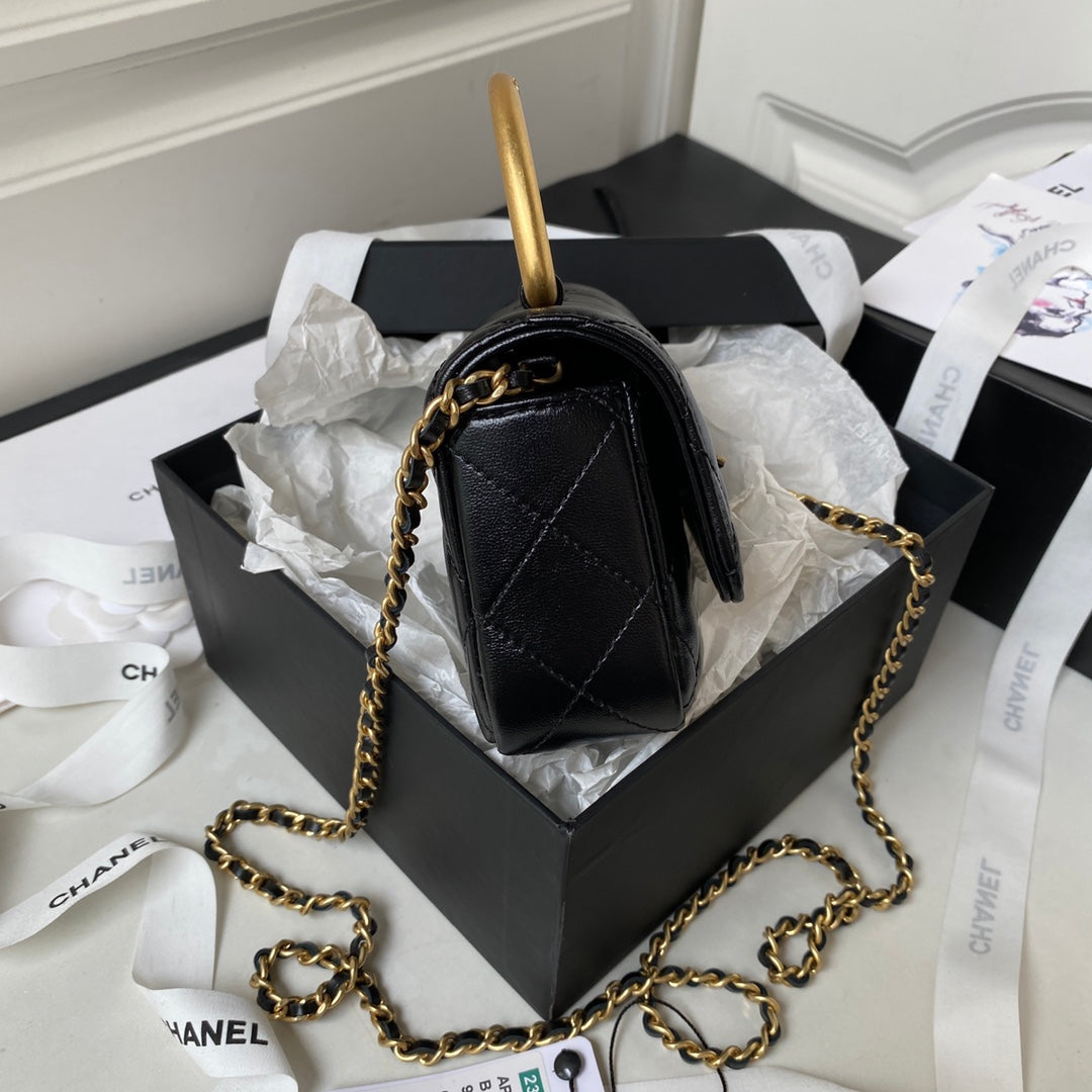 Chanel 23B metal bracelet flip phone bag