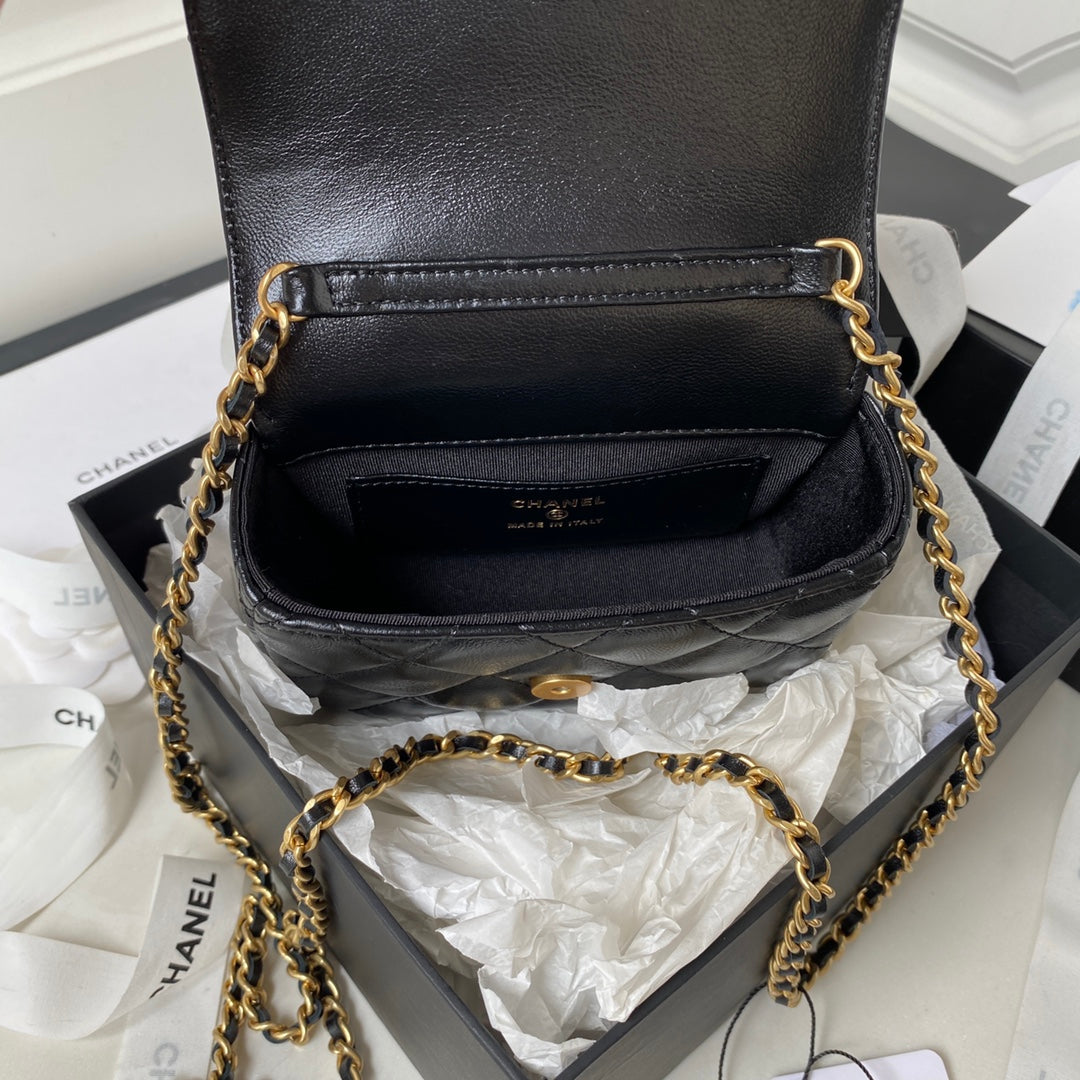 Chanel 23B metal bracelet flip phone bag