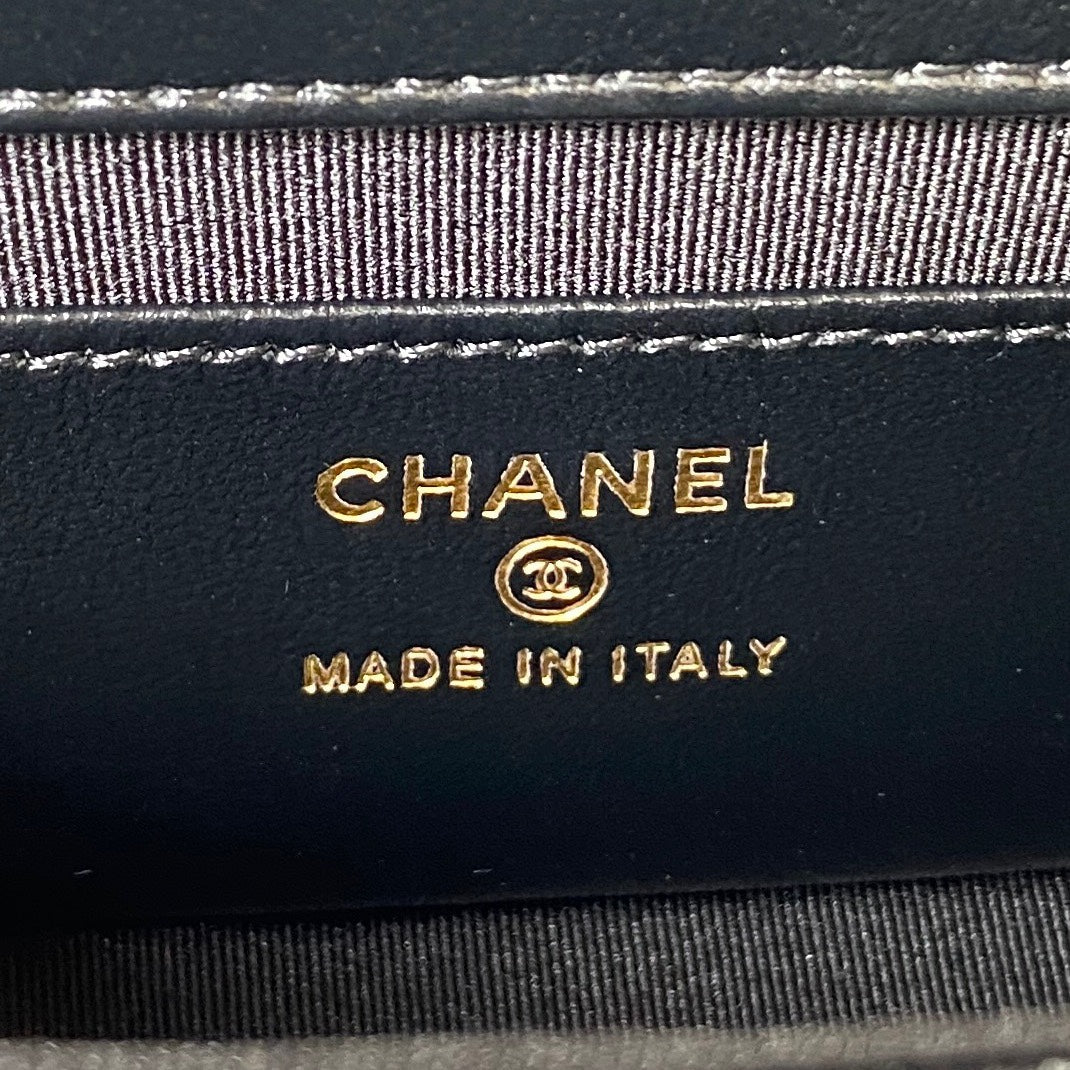 Chanel 23B metal bracelet flip phone bag