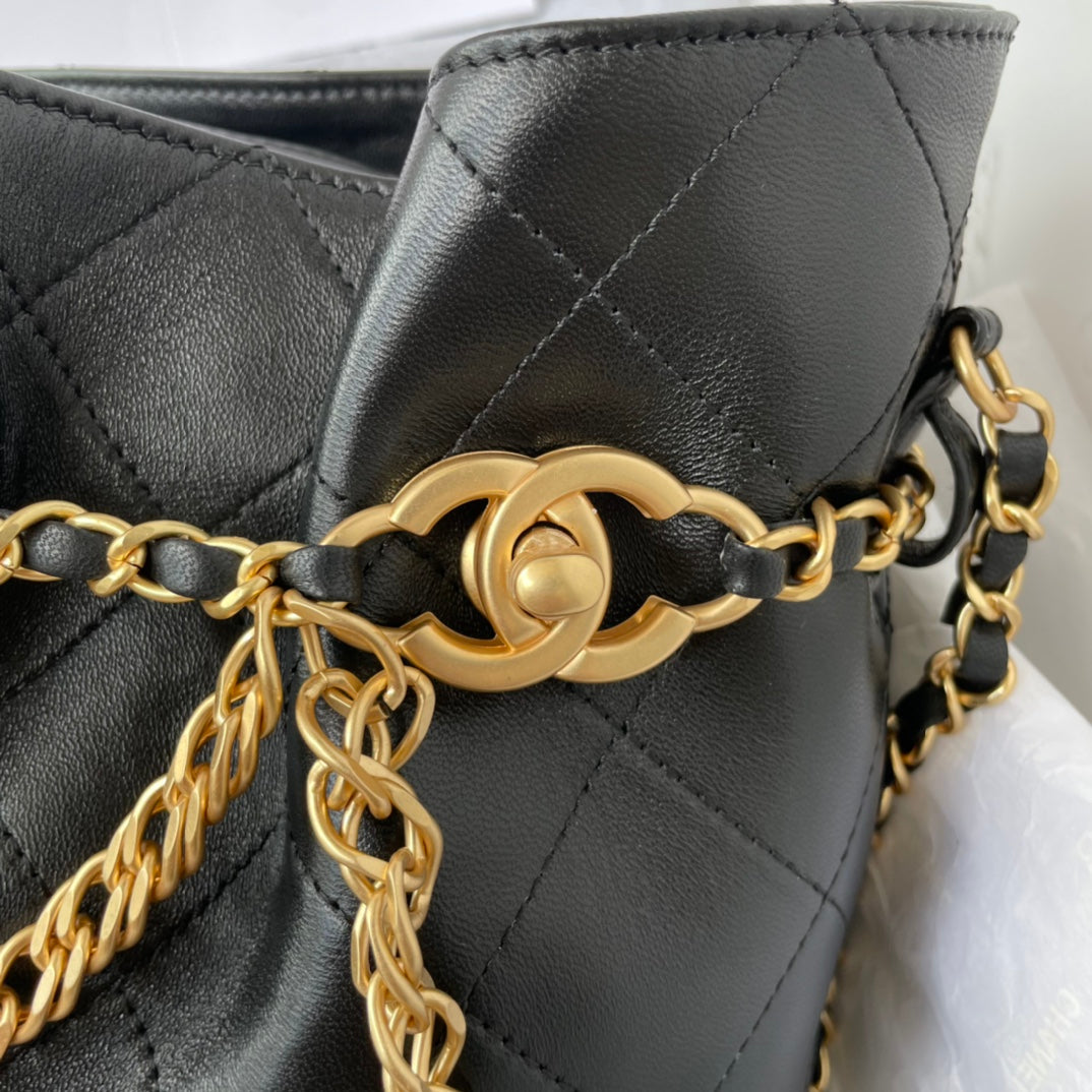 ✨New in stock✨23s gold coin chain bucket bag