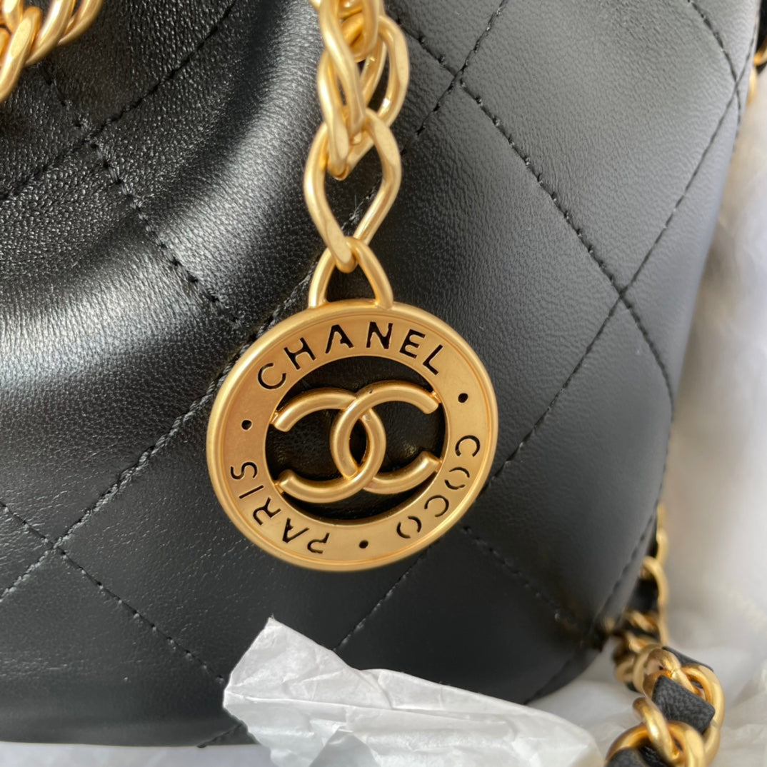 ✨New in stock✨23s gold coin chain bucket bag