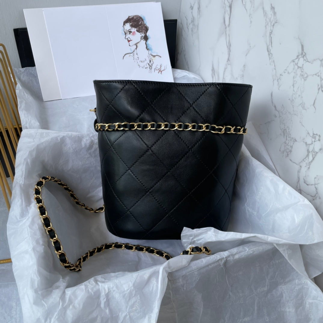 ✨New in stock✨23s gold coin chain bucket bag