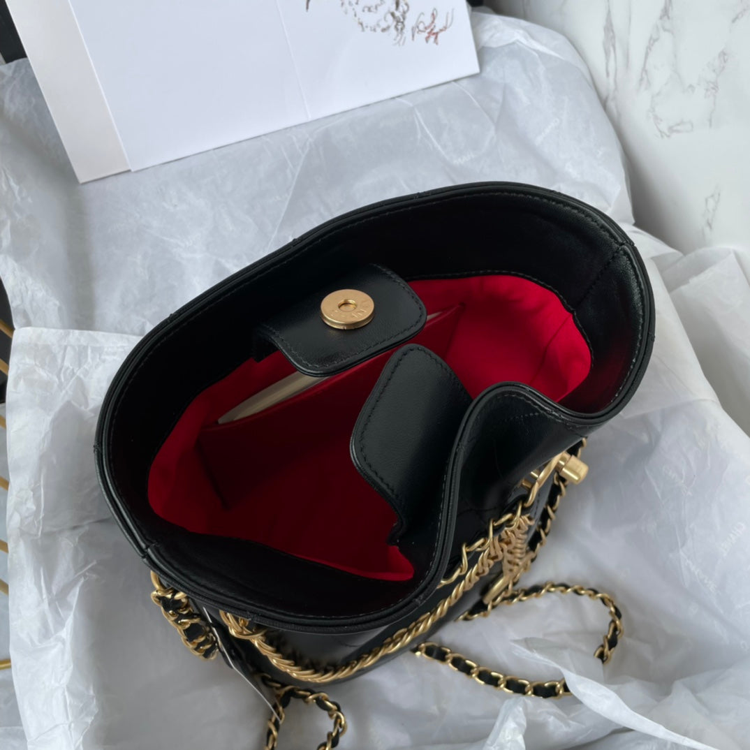 ✨New in stock✨23s gold coin chain bucket bag