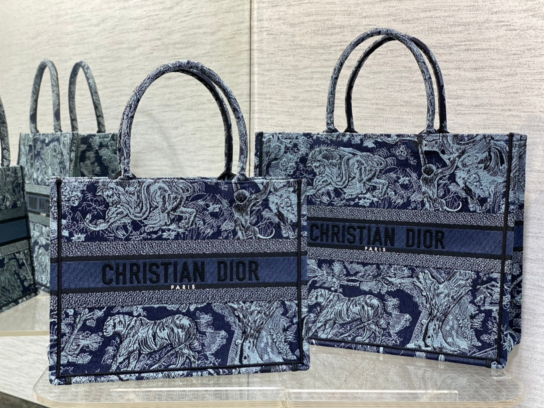 The latest denim blue tiger Princess Diana five grid spot‼