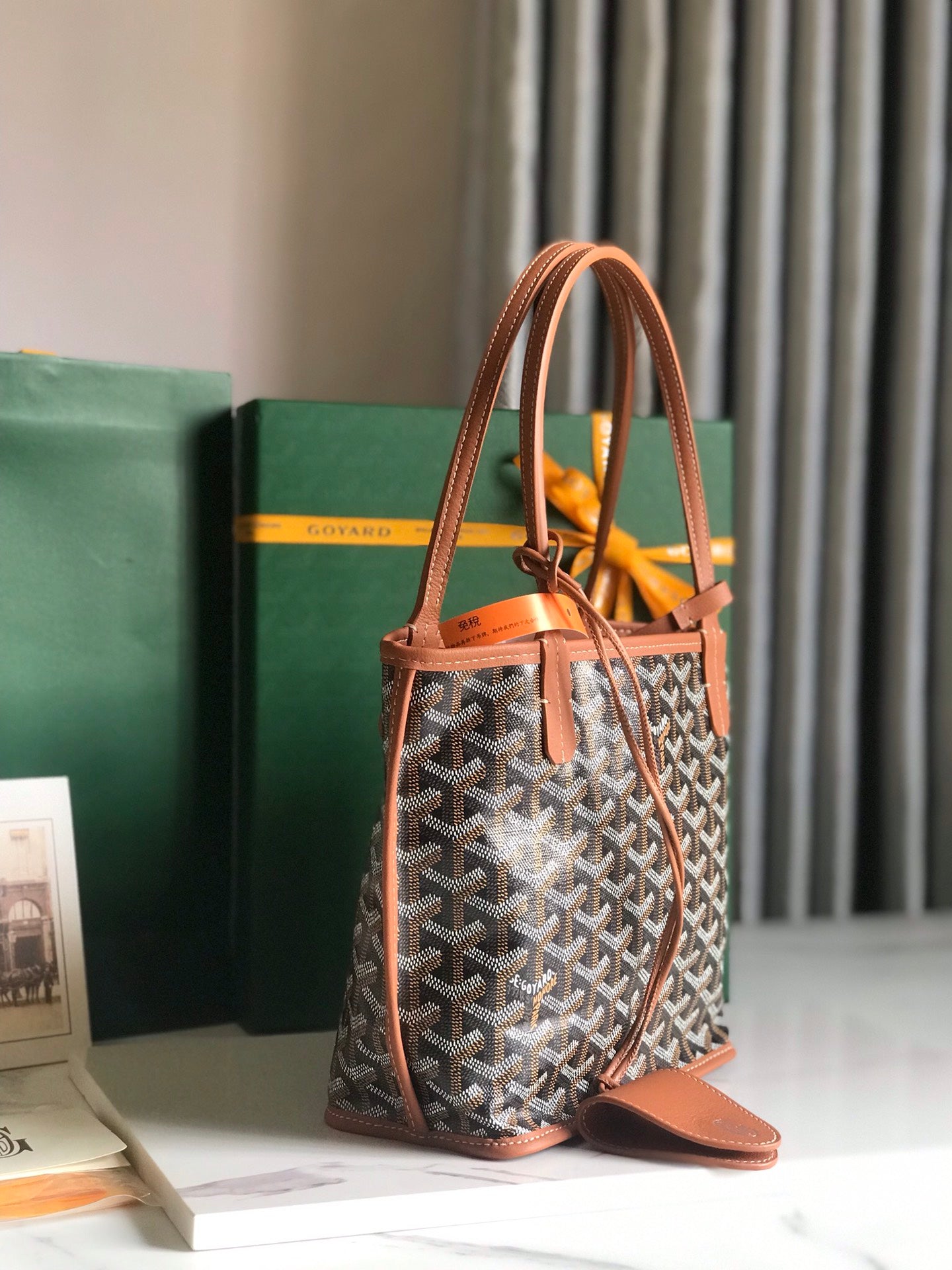 Mini reversible shopping bag Goyard (Goya)