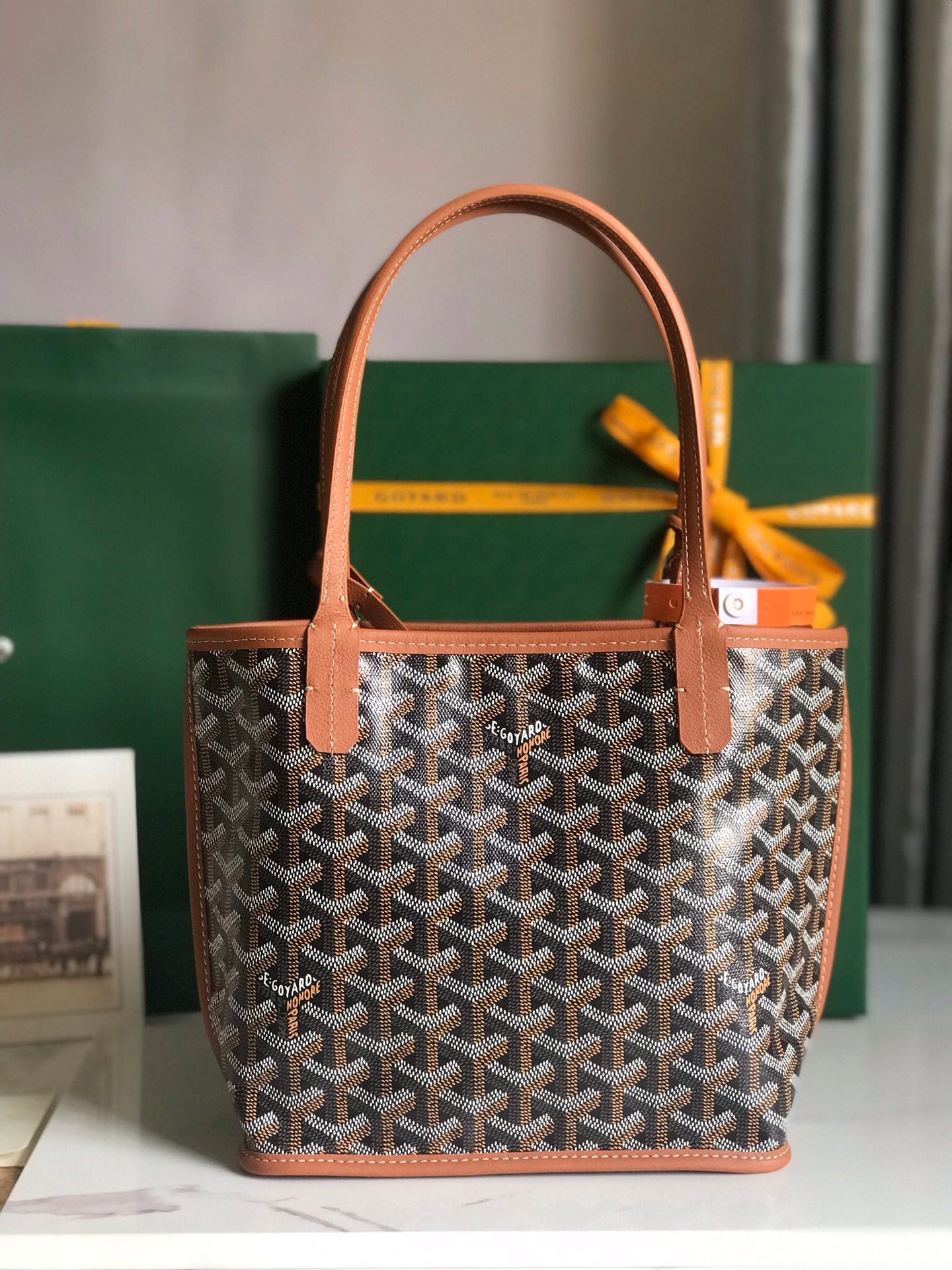 Mini reversible shopping bag Goyard (Goya)