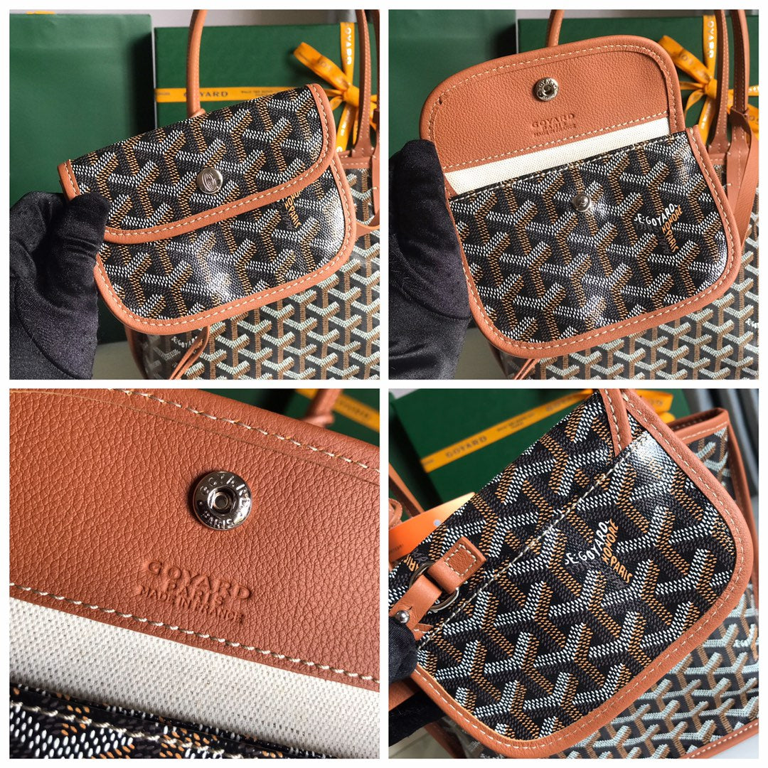 Mini reversible shopping bag Goyard (Goya)
