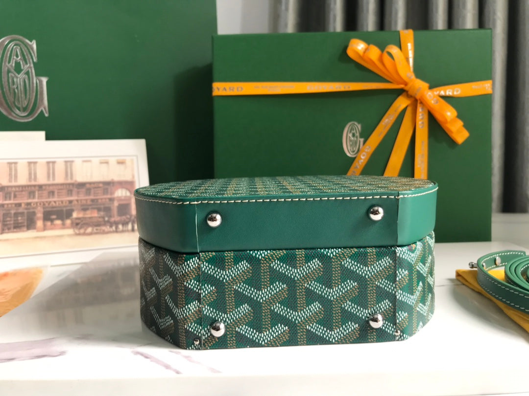 118085🆕Goyard Alto round box bag is also a hat box bag🎩