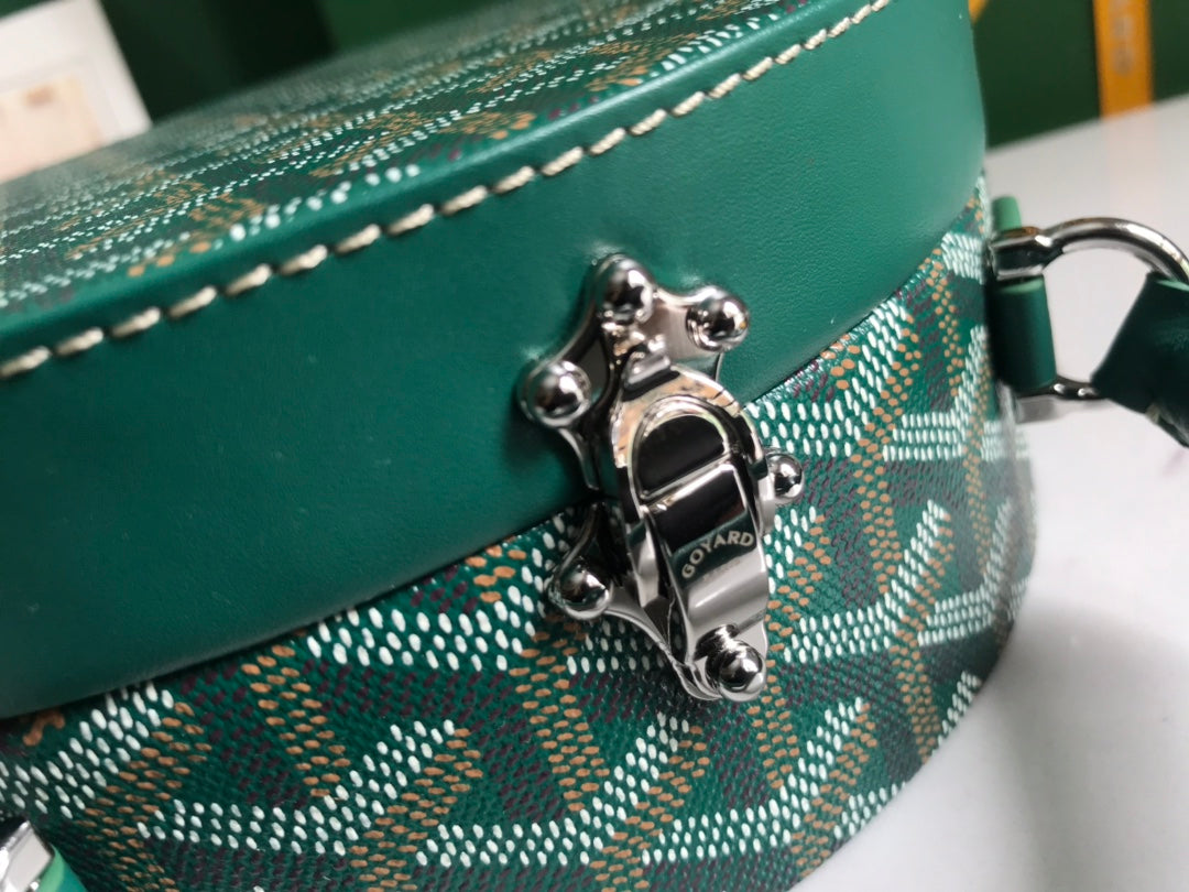 118085🆕Goyard Alto round box bag is also a hat box bag🎩