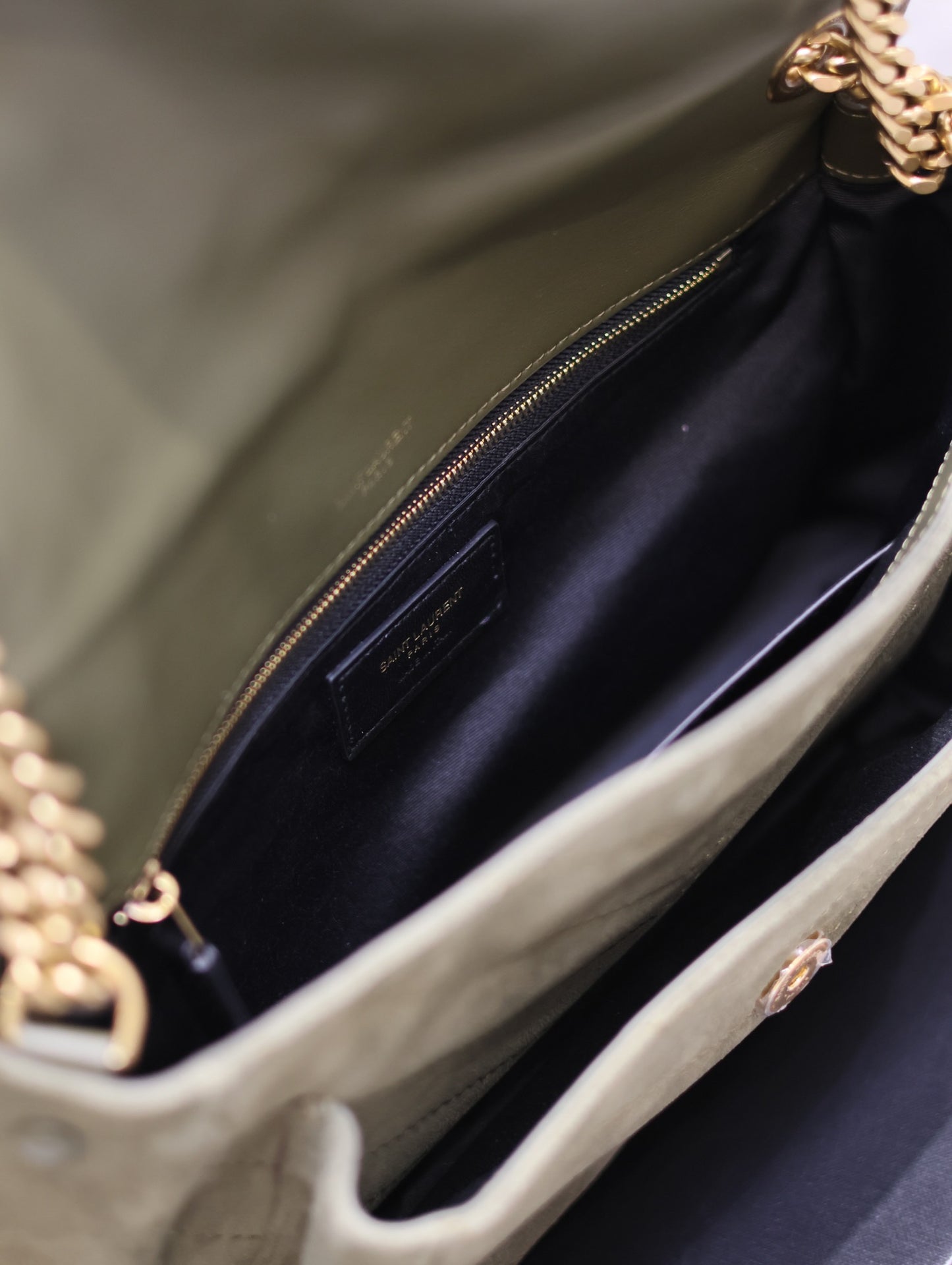Niki_Army Green Nubuck Leather Model: 498894