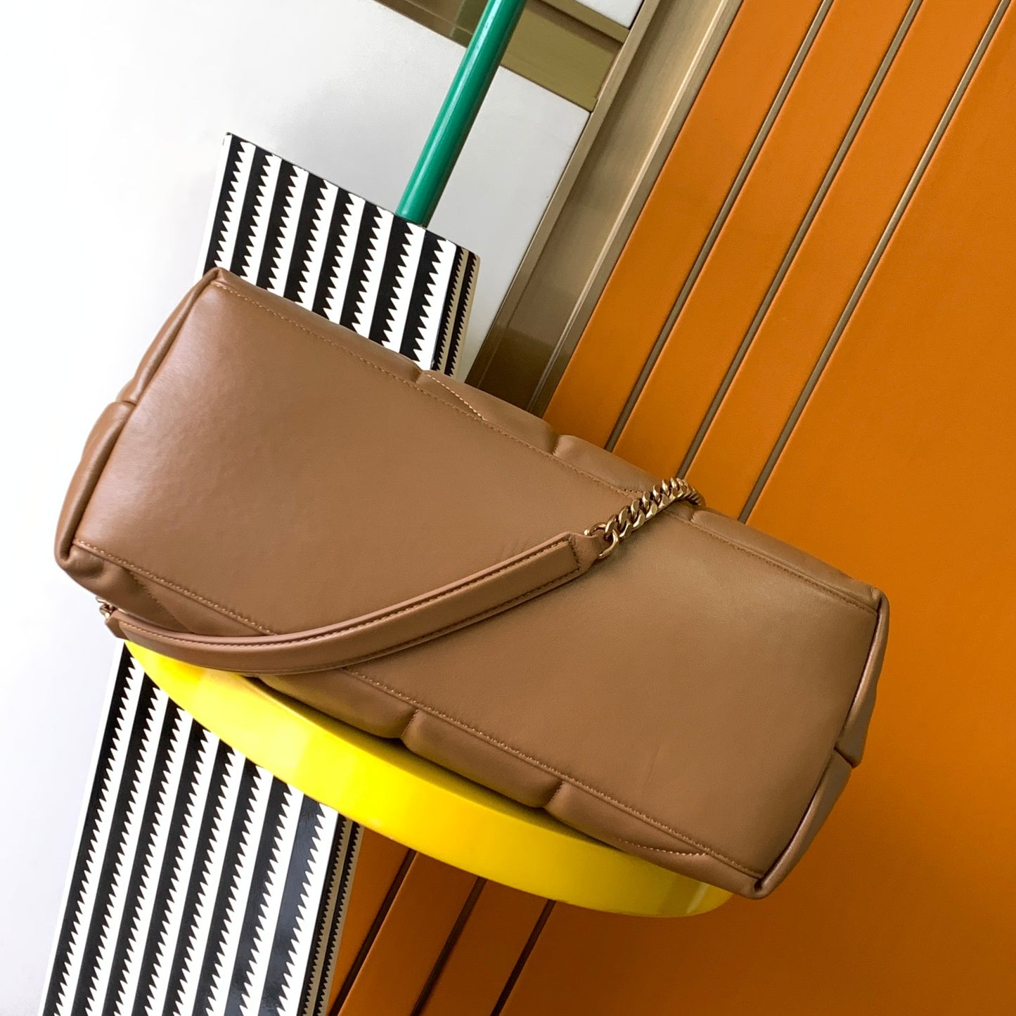 LOULOU PUFFER quilted lambskin bag 29CM~35CM new color caramel arrival! ! !